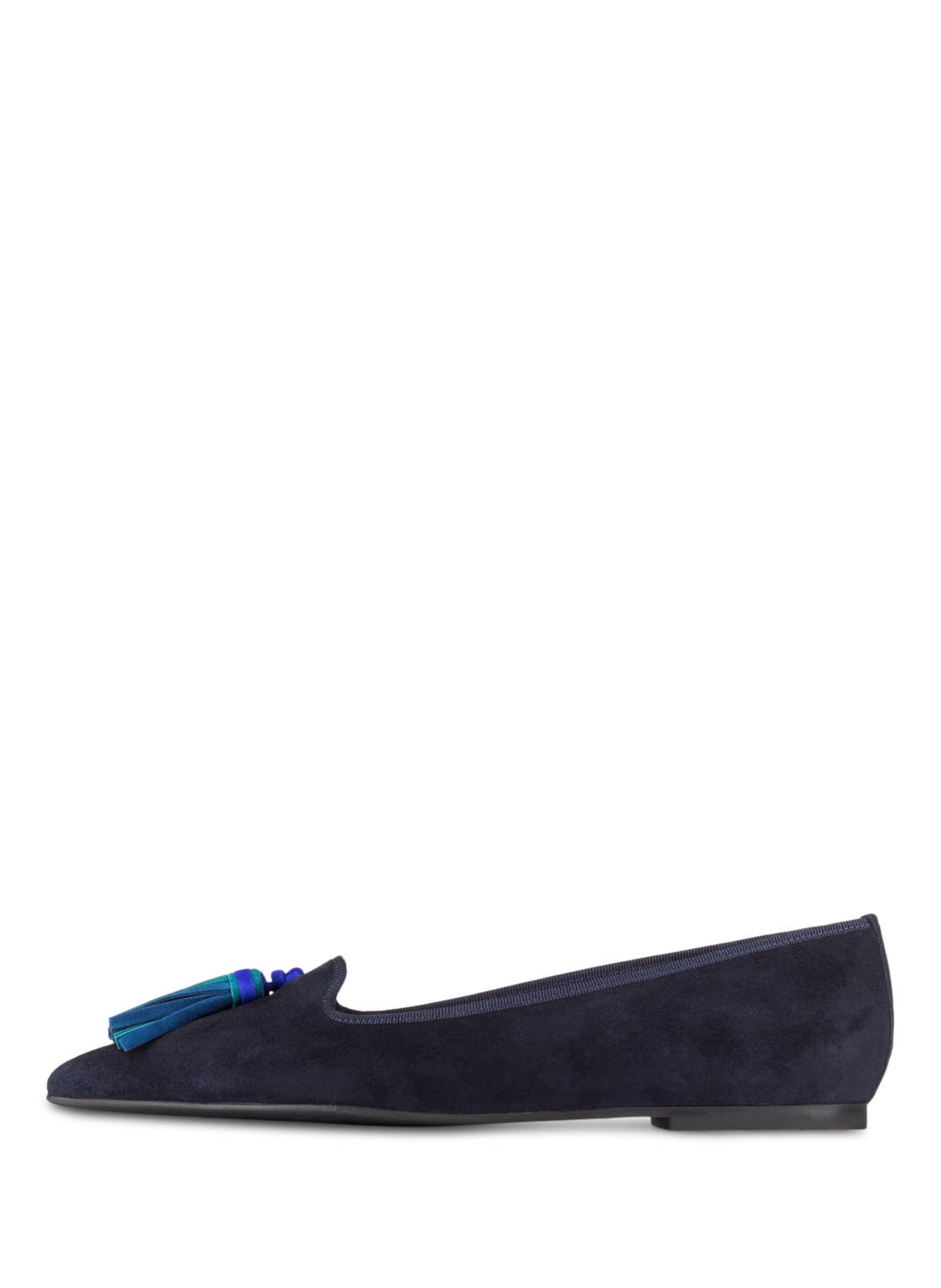 Pretty Ballerinas Tassel slip-ons ELLA: DARK BLUE