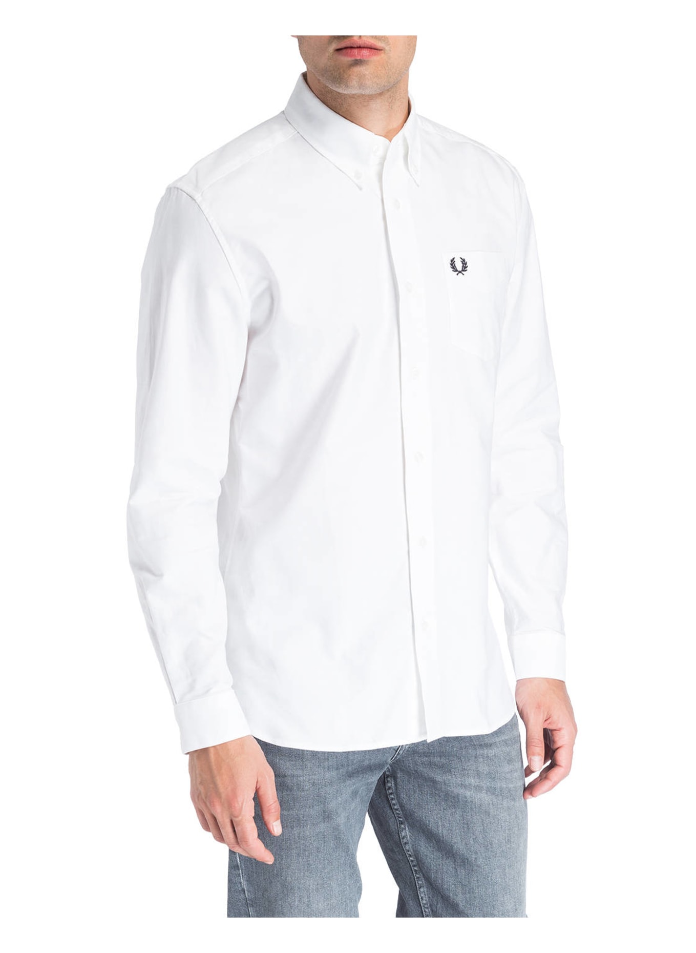 FRED PERRY Hemd Comfort Fit , Farbe: WEISS (Bild 2)
