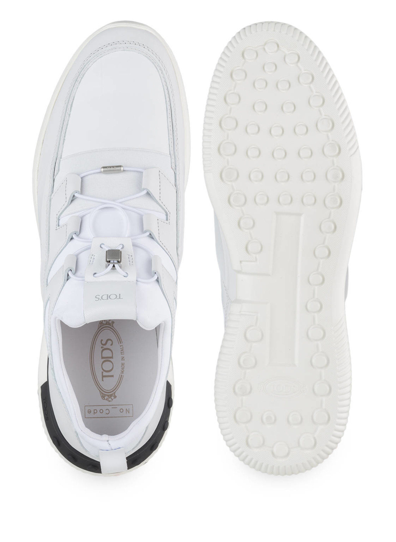 TOD'S NO CODE sneakers: WHITE