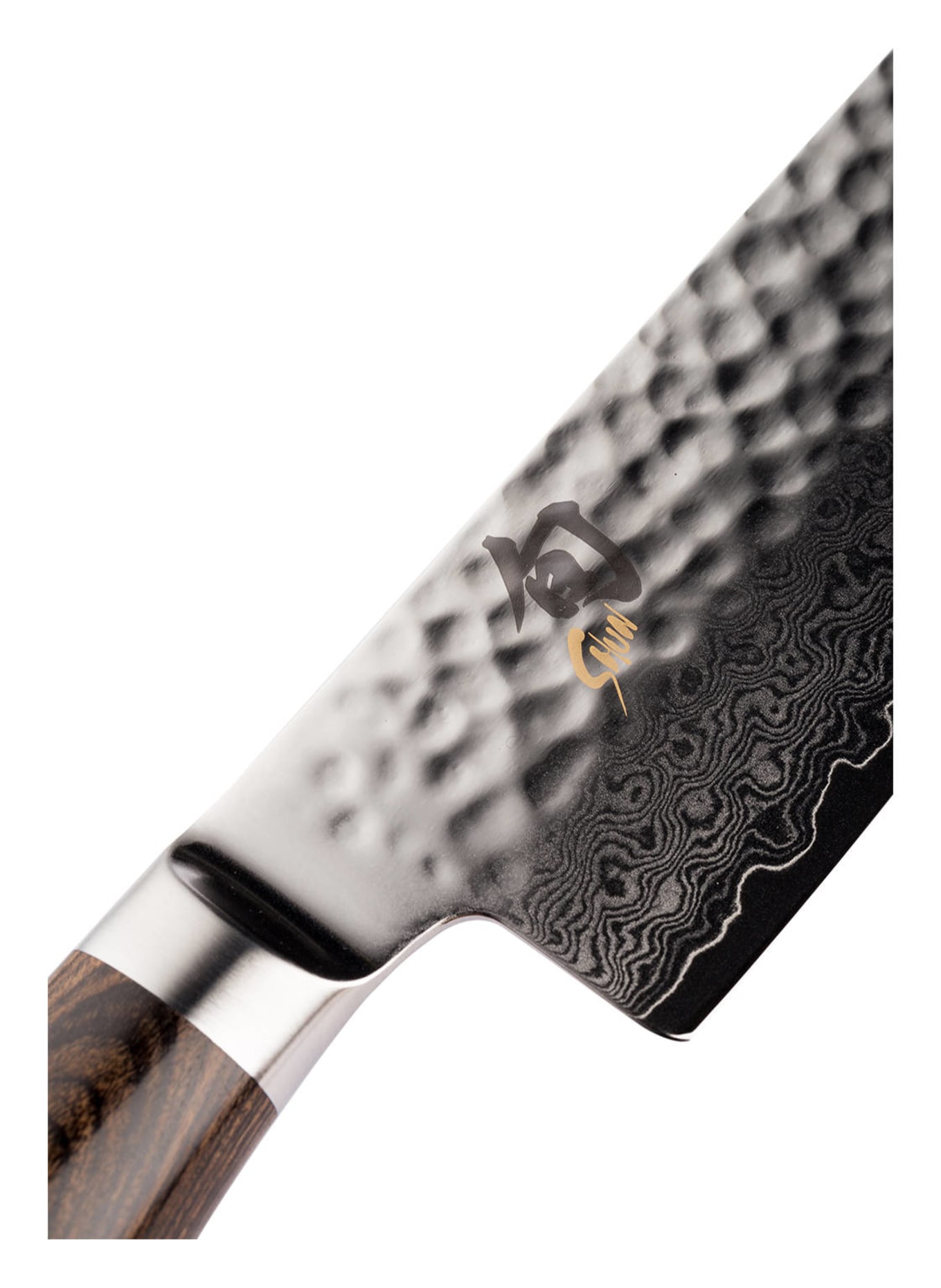 KAI Knife SANTOKU TDM-1702, Color: DARK BROWN/ SILVER (Image 2)