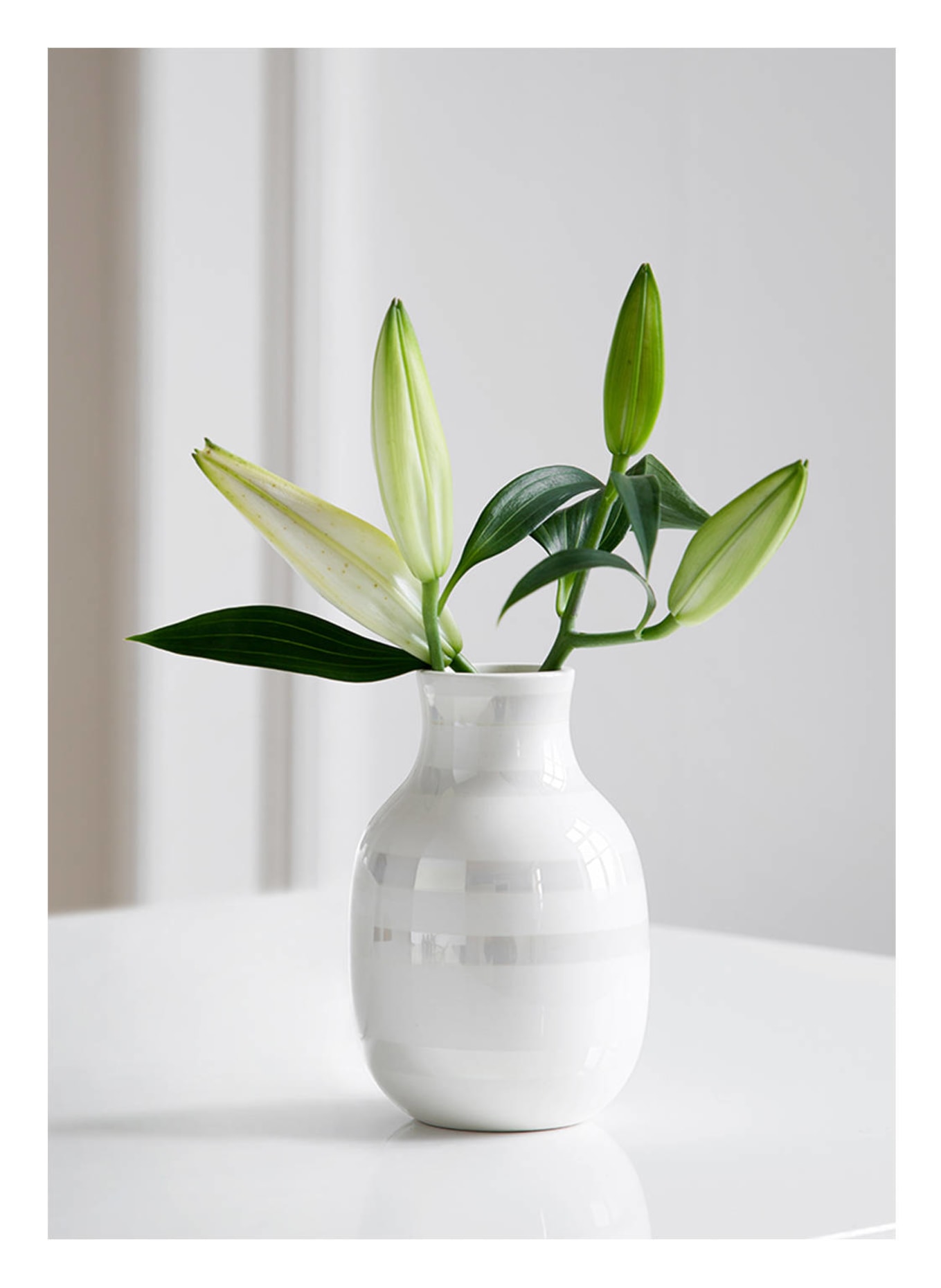 KÄHLER Vase OMAGGIO SMALL, Color: WHITE (Image 2)