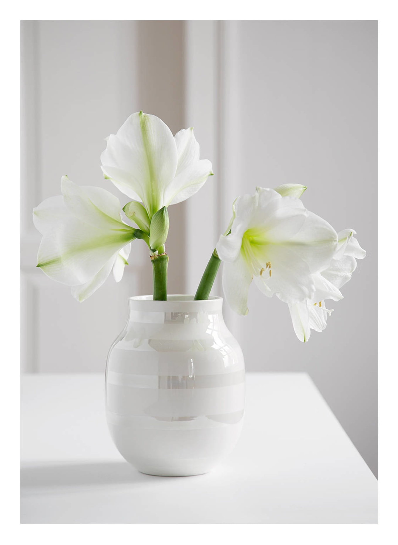 KÄHLER Vase OMAGGIO MEDIUM, Color: WHITE (Image 2)