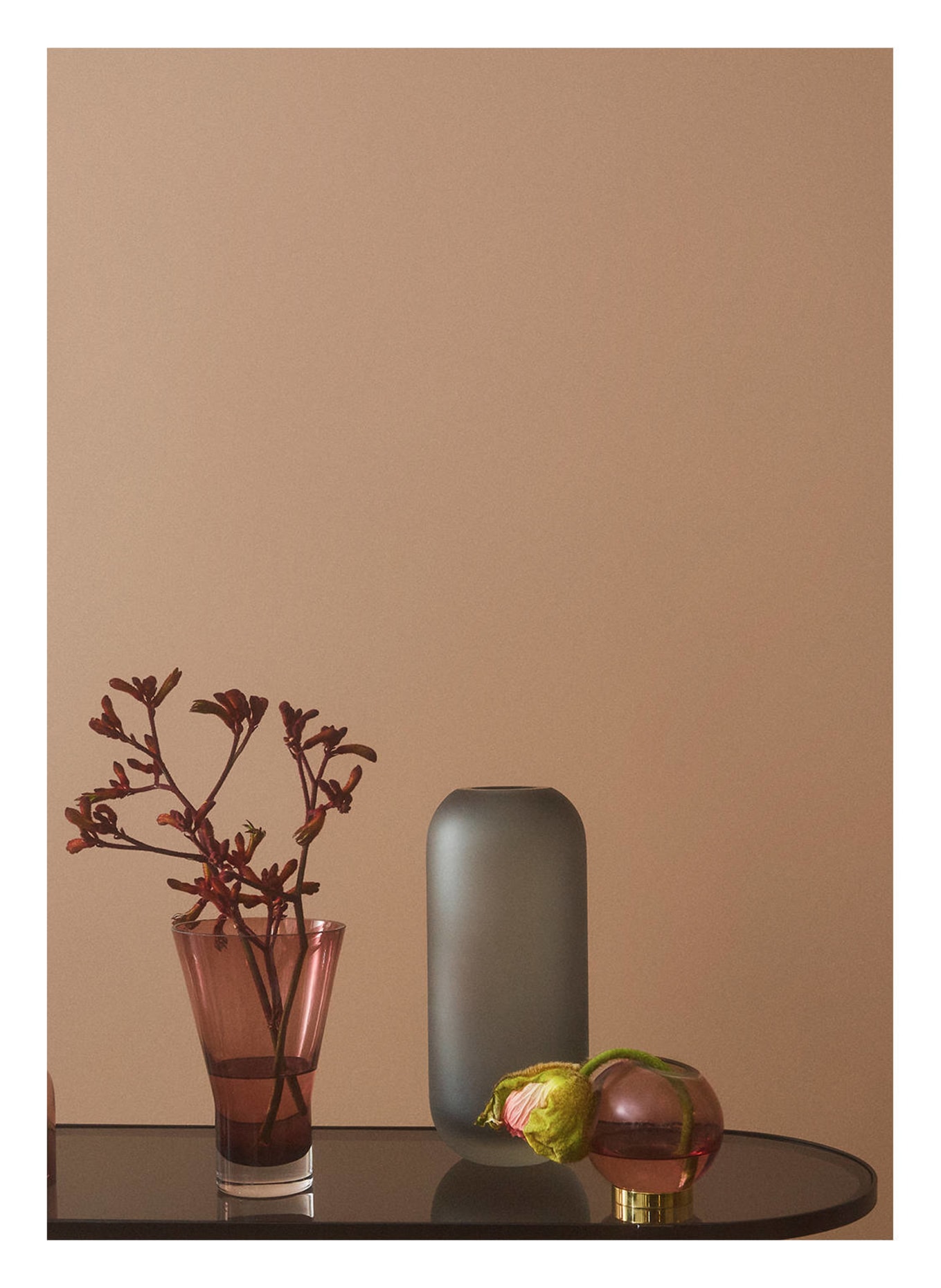 AYTM Vase GLOBE SMALL, Farbe: ROSE/ GOLD (Bild 2)