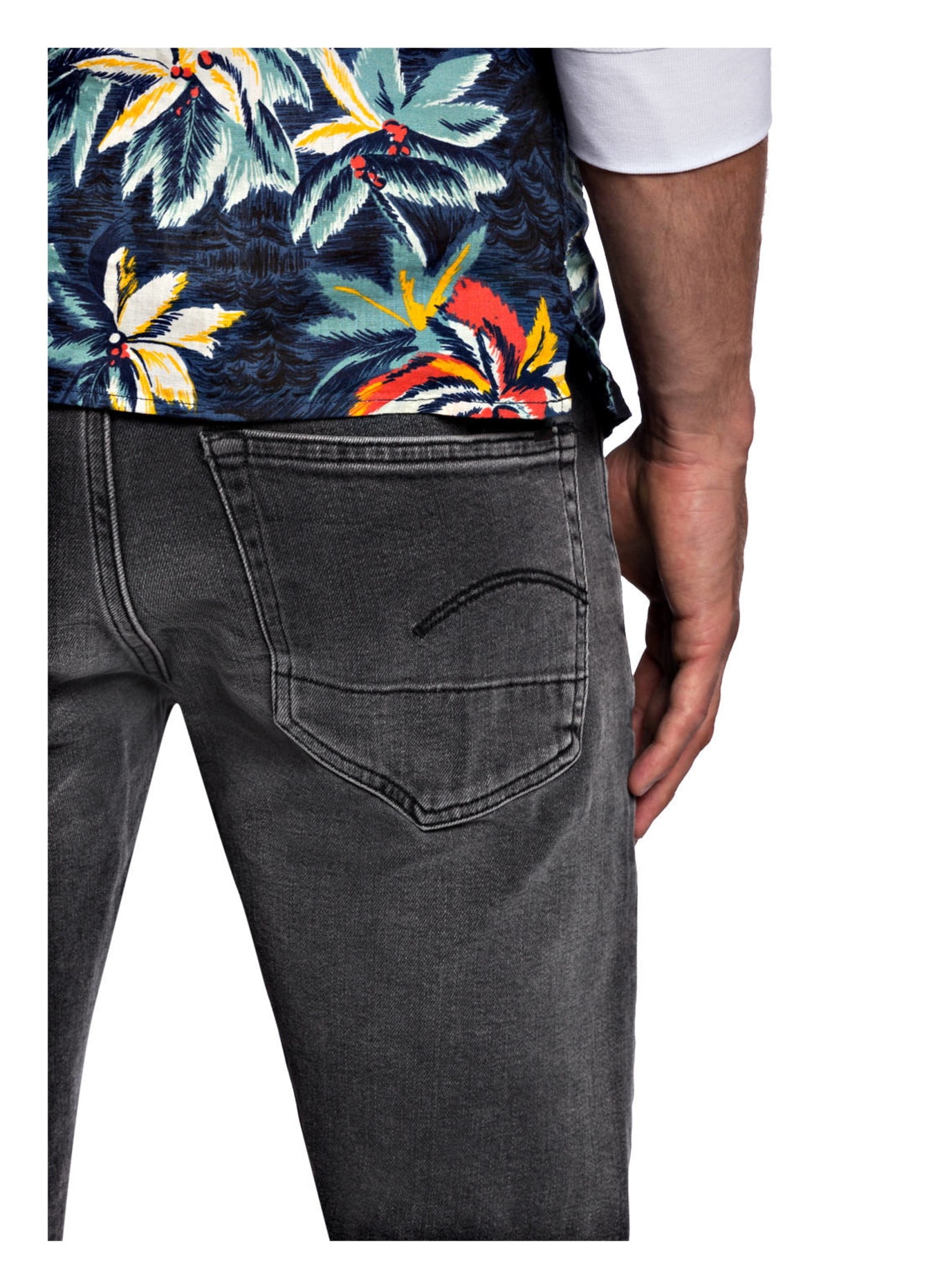 G-Star RAW Jeans 3301 Slim Fit, Farbe: GRAU (Bild 5)