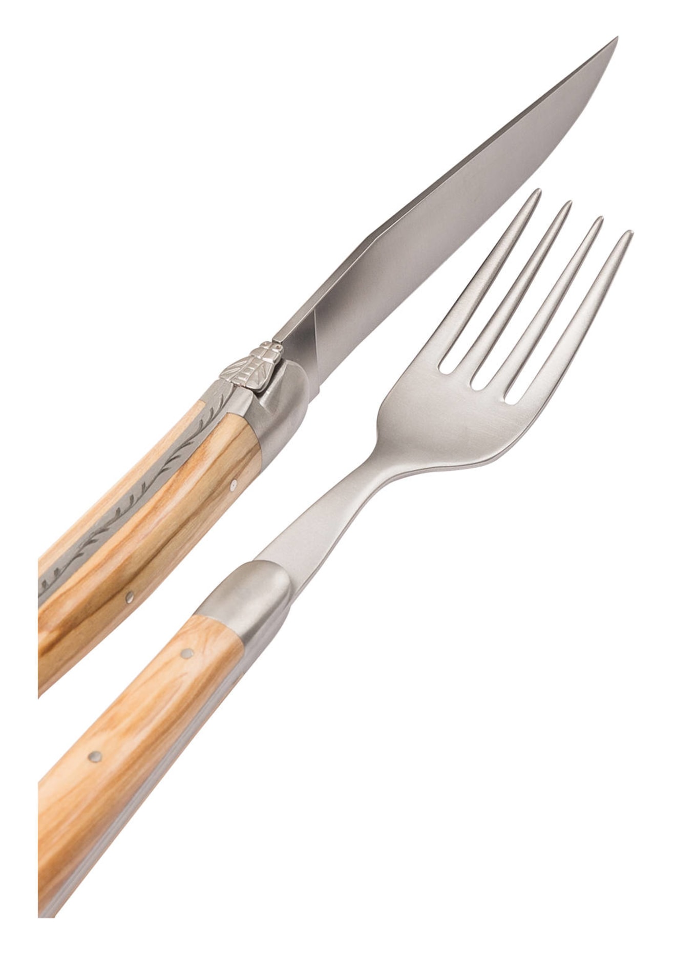FORGE DE LAGUIOLE 2-piece Cutlery set, Color: LIGHT BROWN (Image 2)