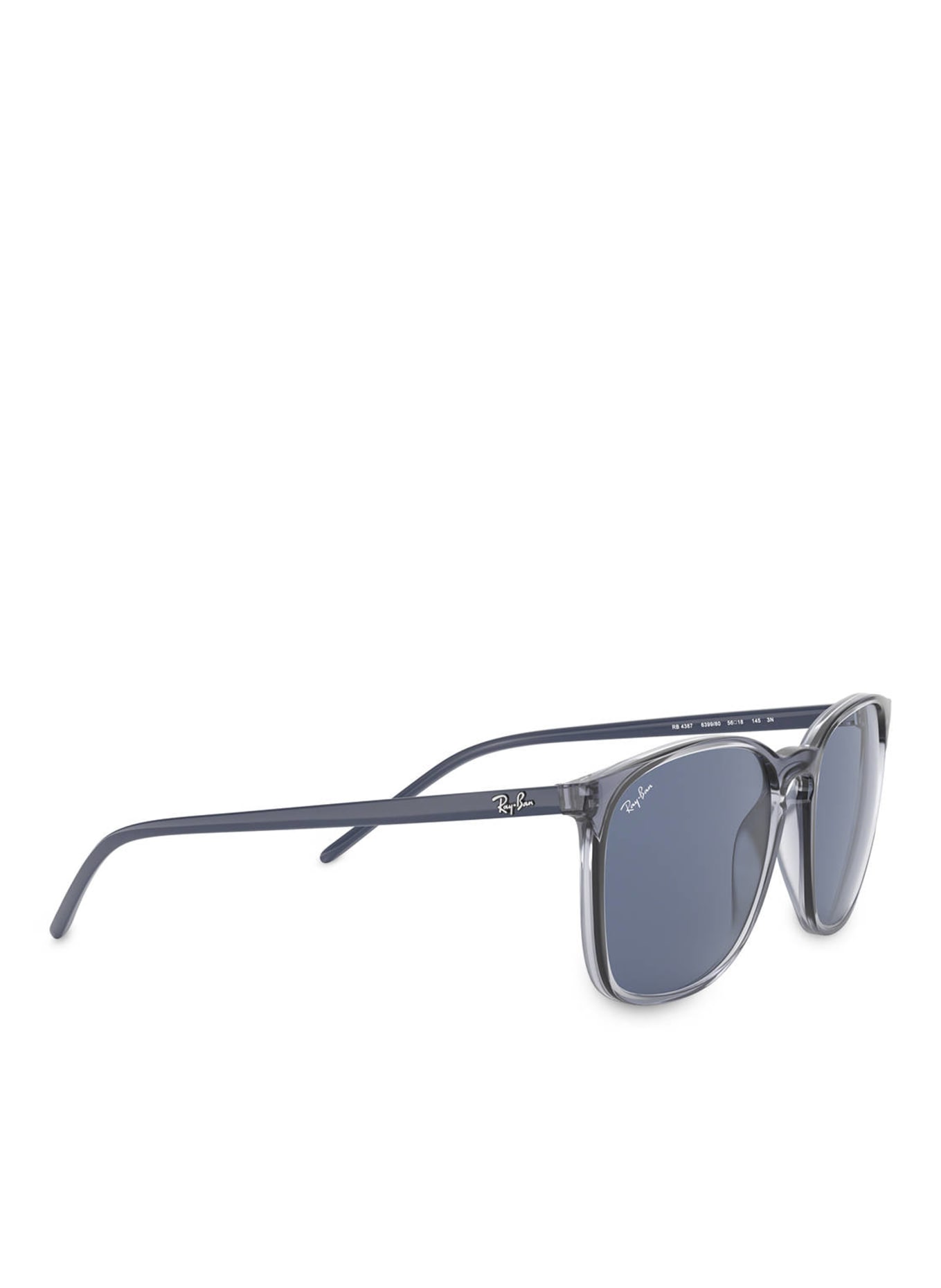 Ray-Ban Sonnenbrille RB4387 HIGHSTREET: 639980 - BLAU/ BLAU