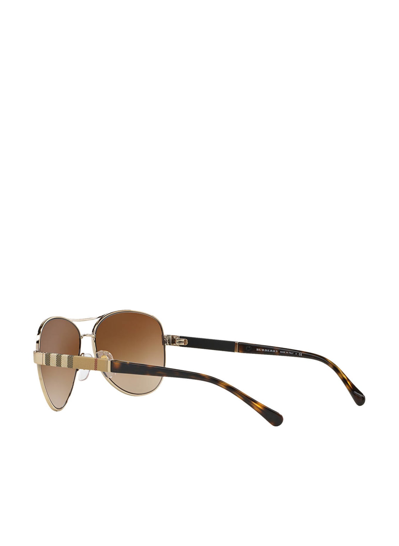 BURBERRY Sonnenbrille BE3080: 114513 - GOLD/ BRAUN VERLAUF