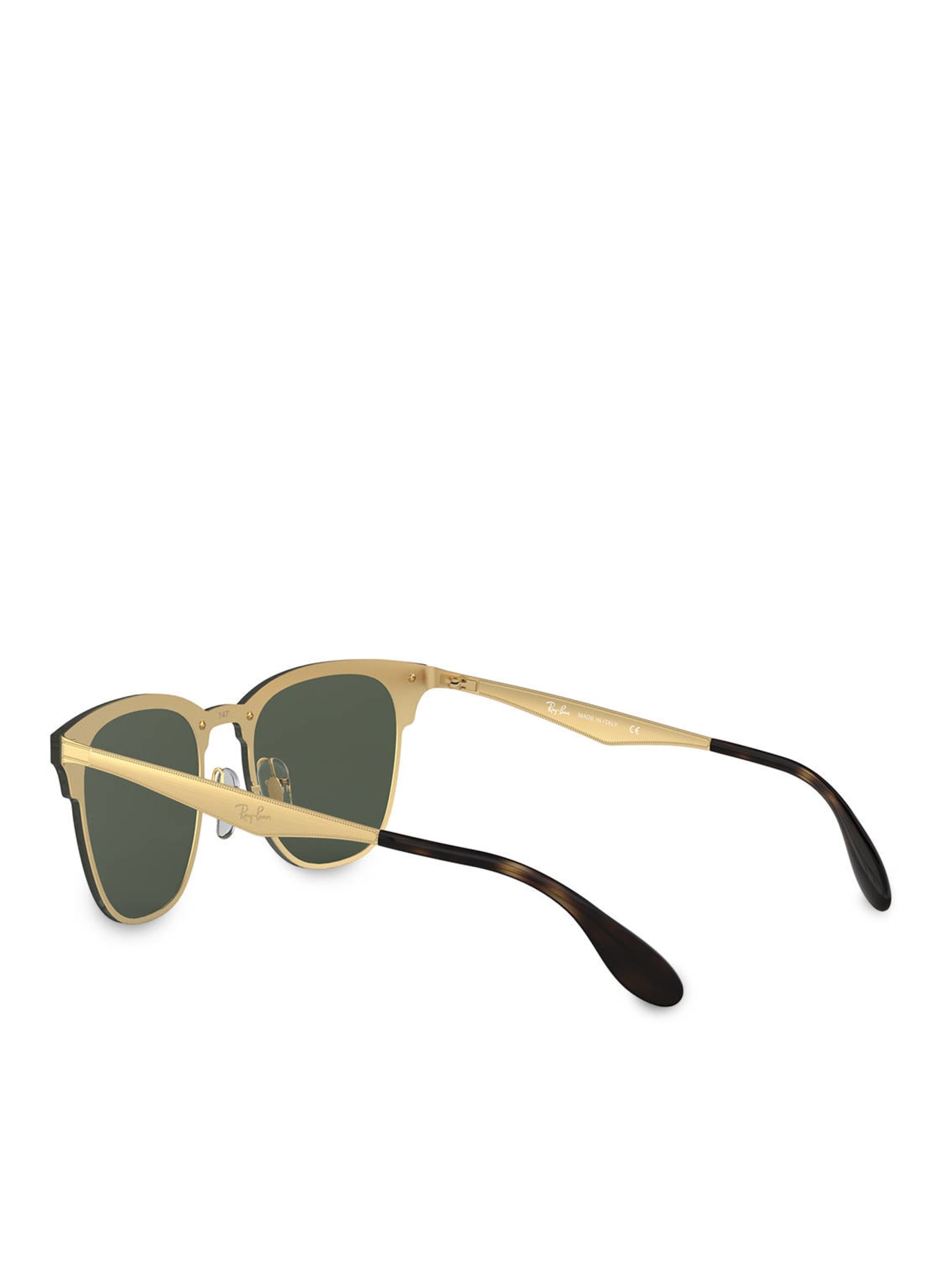 Ray-Ban Sunglasses RB3576N BLAZE CLUBMASTER, Color: 043/71 - BLACK/ GREEN (Image 4)