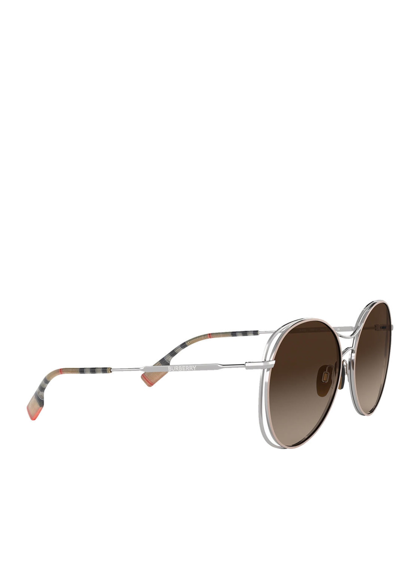 BURBERRY Sunglasses BE3105 , Color: 100513 - SILVER/ BROWN GRADIENT (Image 3)