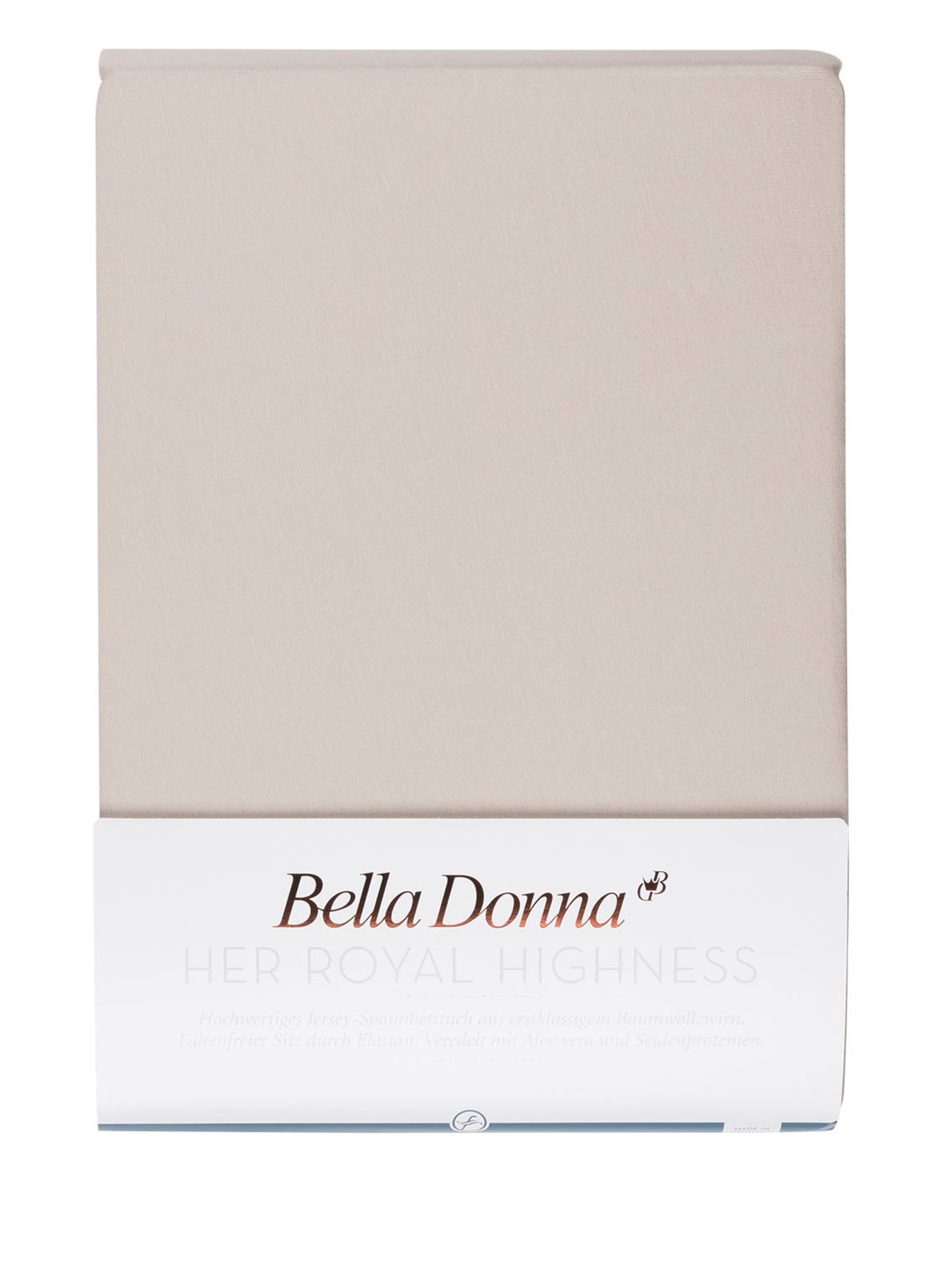 FORMESSE Prześcieradło z gumką BELLA DONNA ALTO: PERŁOWO SZARY