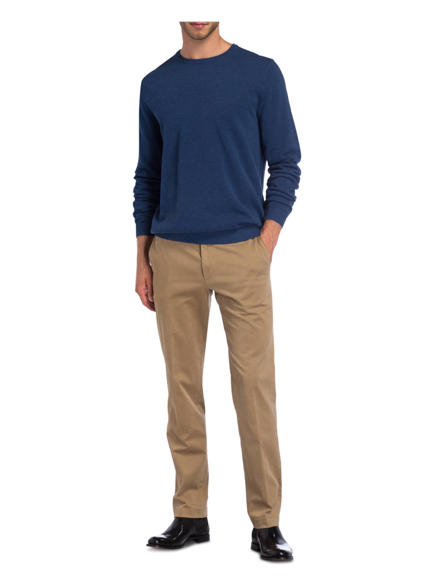 HILTL Chino PEAKER-S Regular Fit, Color: BEIGE (Image 2)