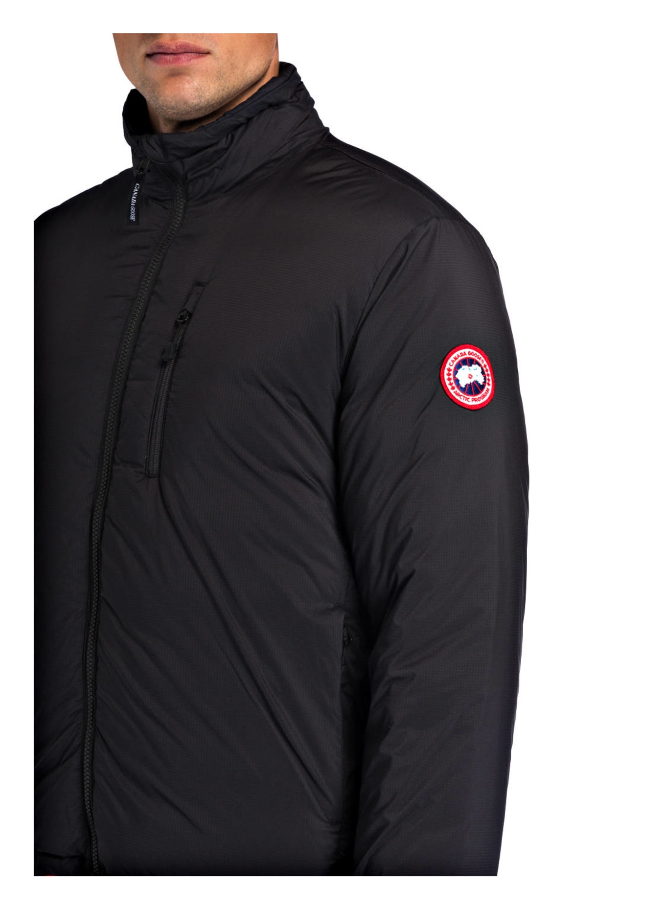 CANADA GOOSE Down jacket LODGE, Color: BLACK (Image 4)