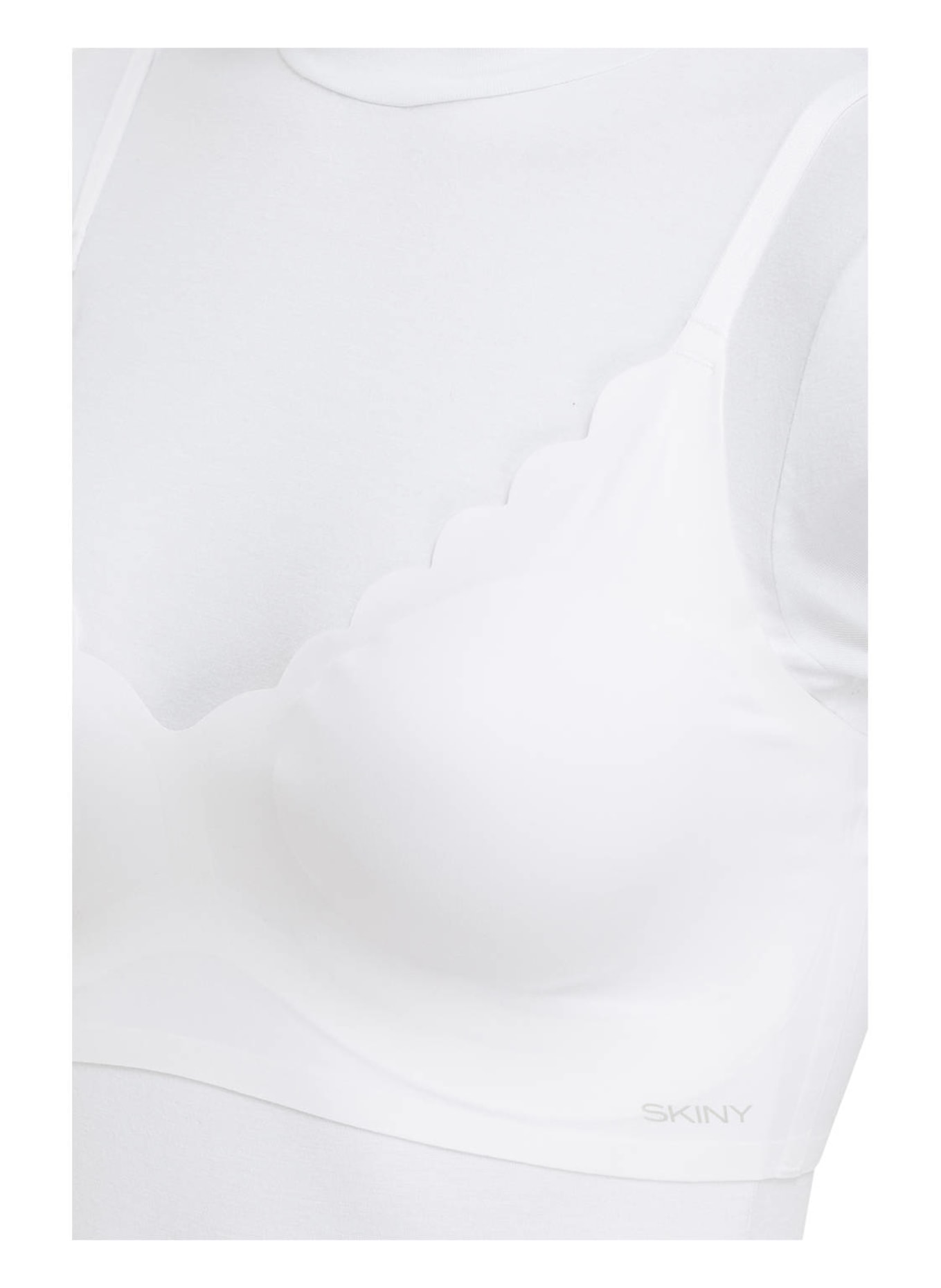Skiny Bustier EVERY DAY IN MICRO ESSENTIALS, Color: WHITE (Image 4)