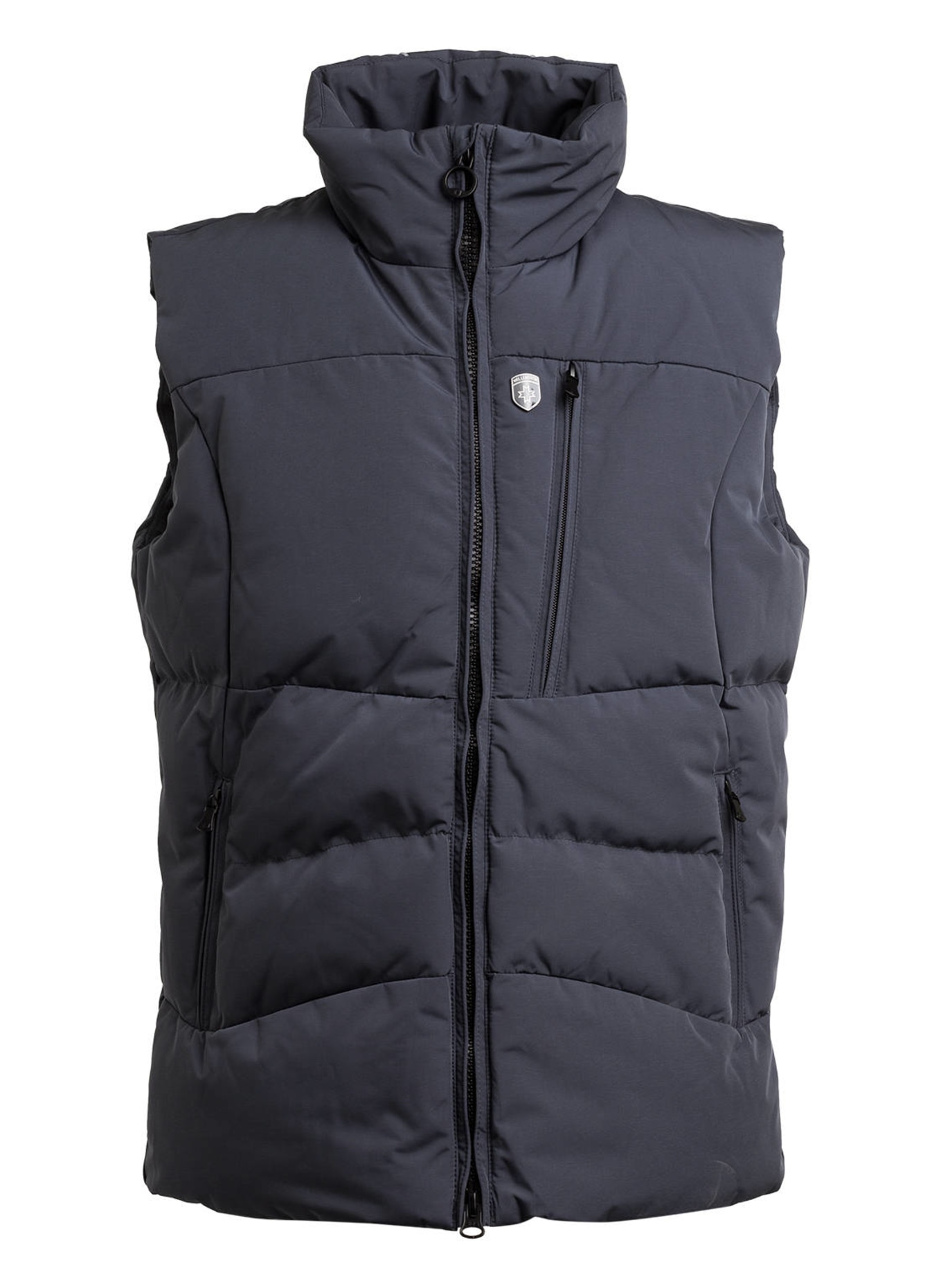 WELLENSTEYN Quilted vest NORDSEE, Color: BLUE GRAY (Image 1)