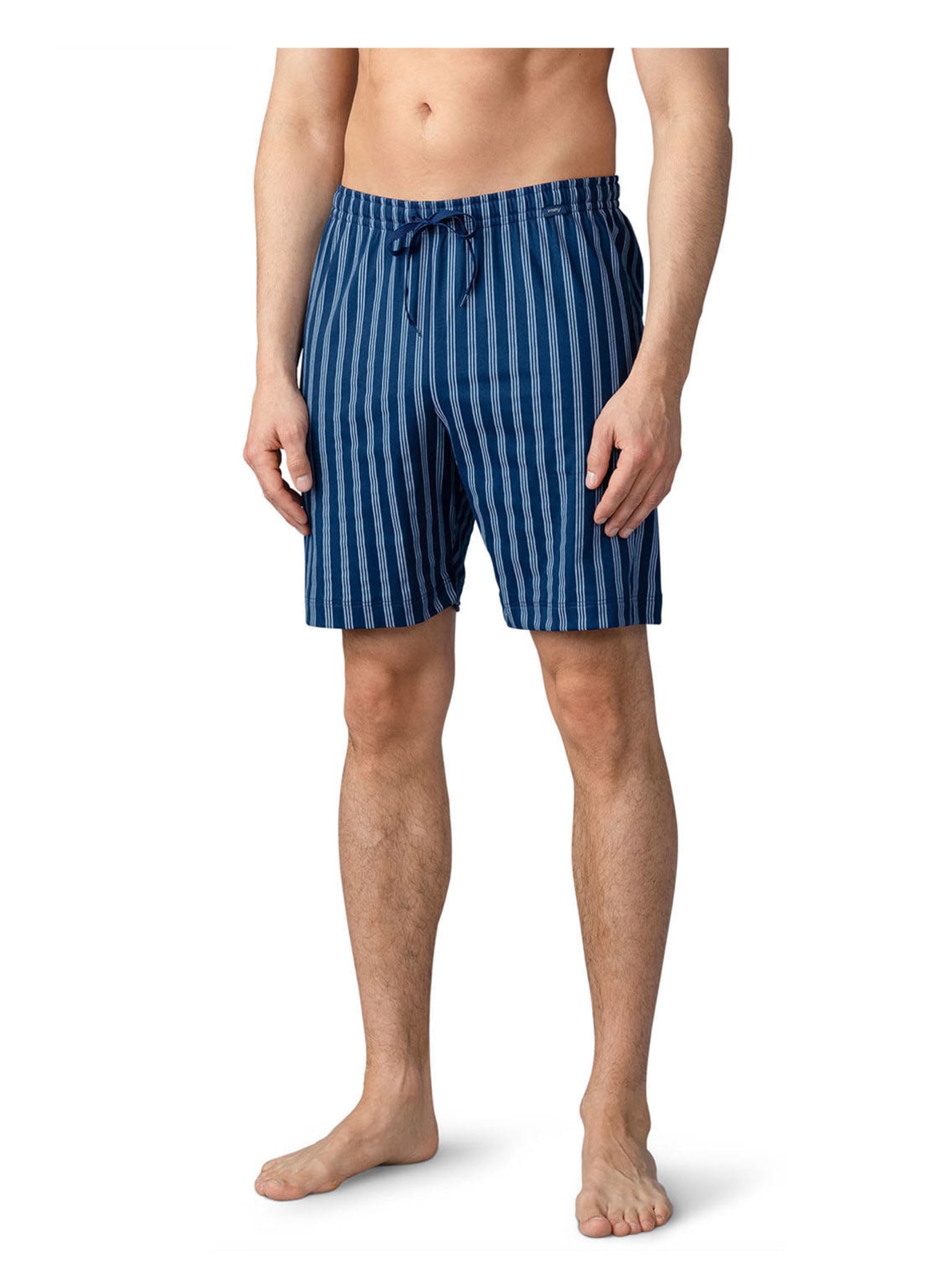 mey Lounge shorts, Color: BLUE/ LIGHT BLUE (Image 3)