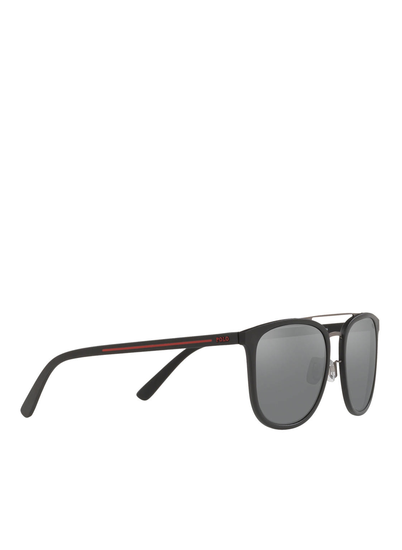 POLO RALPH LAUREN Sunglasses PH4144, Color: 52846G - BLACK MATT/ SILVER MIRRORED (Image 3)