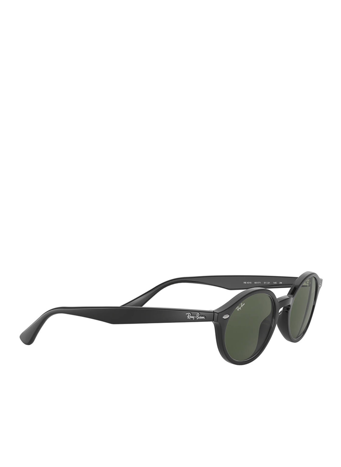 Ray-Ban Sunglasses RB4315 HIGHSTREET: 601/71 - BLACK/ GREEN