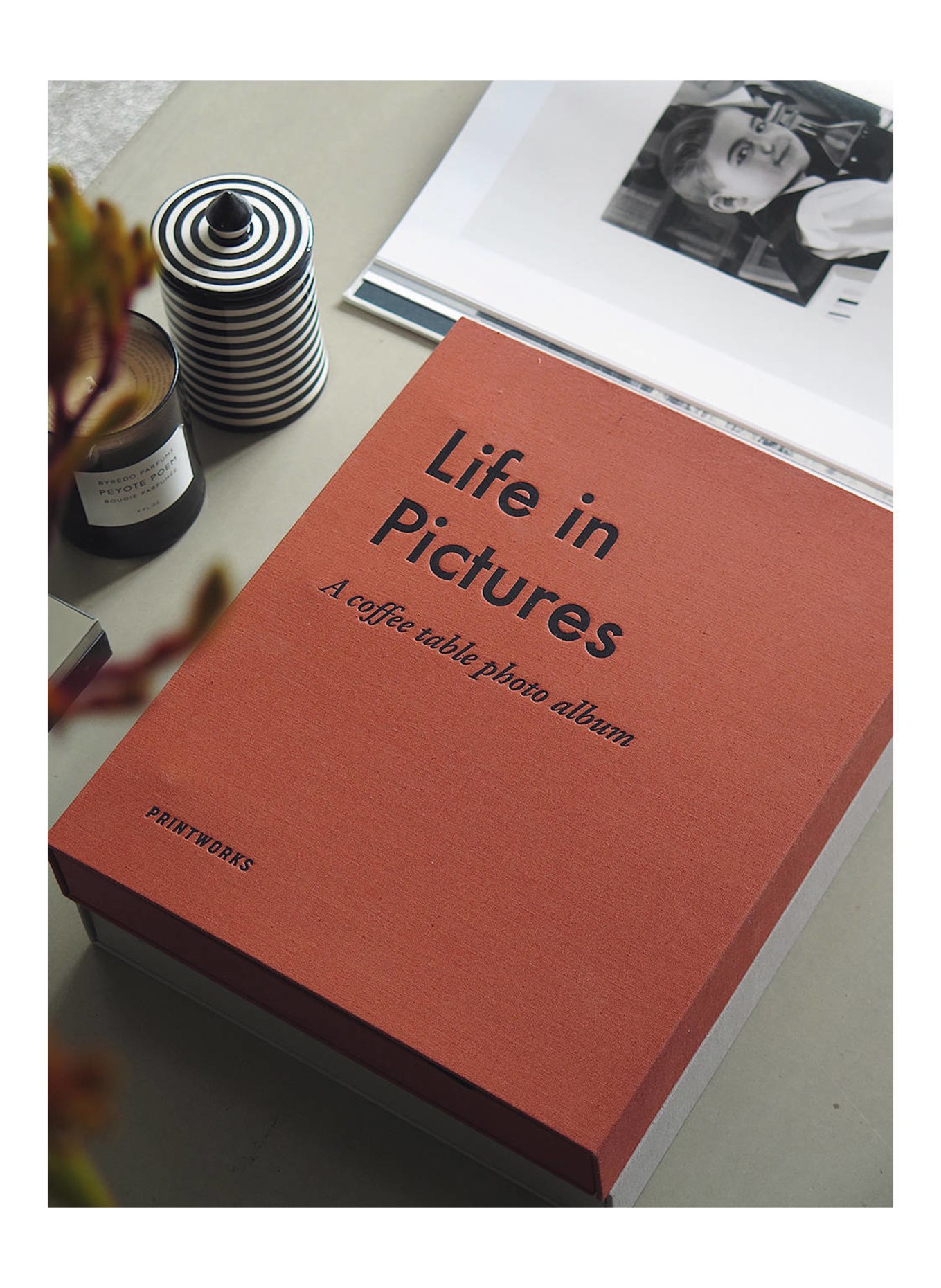PRINTWORKS Fotoalbum LIFE IN PICTURES, Farbe: DUNKELORANGE (Bild 3)