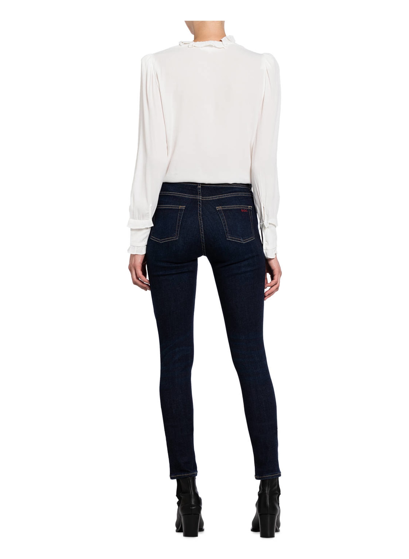ba&sh Skinny-Jeans AIMI: DUNKELBLAU