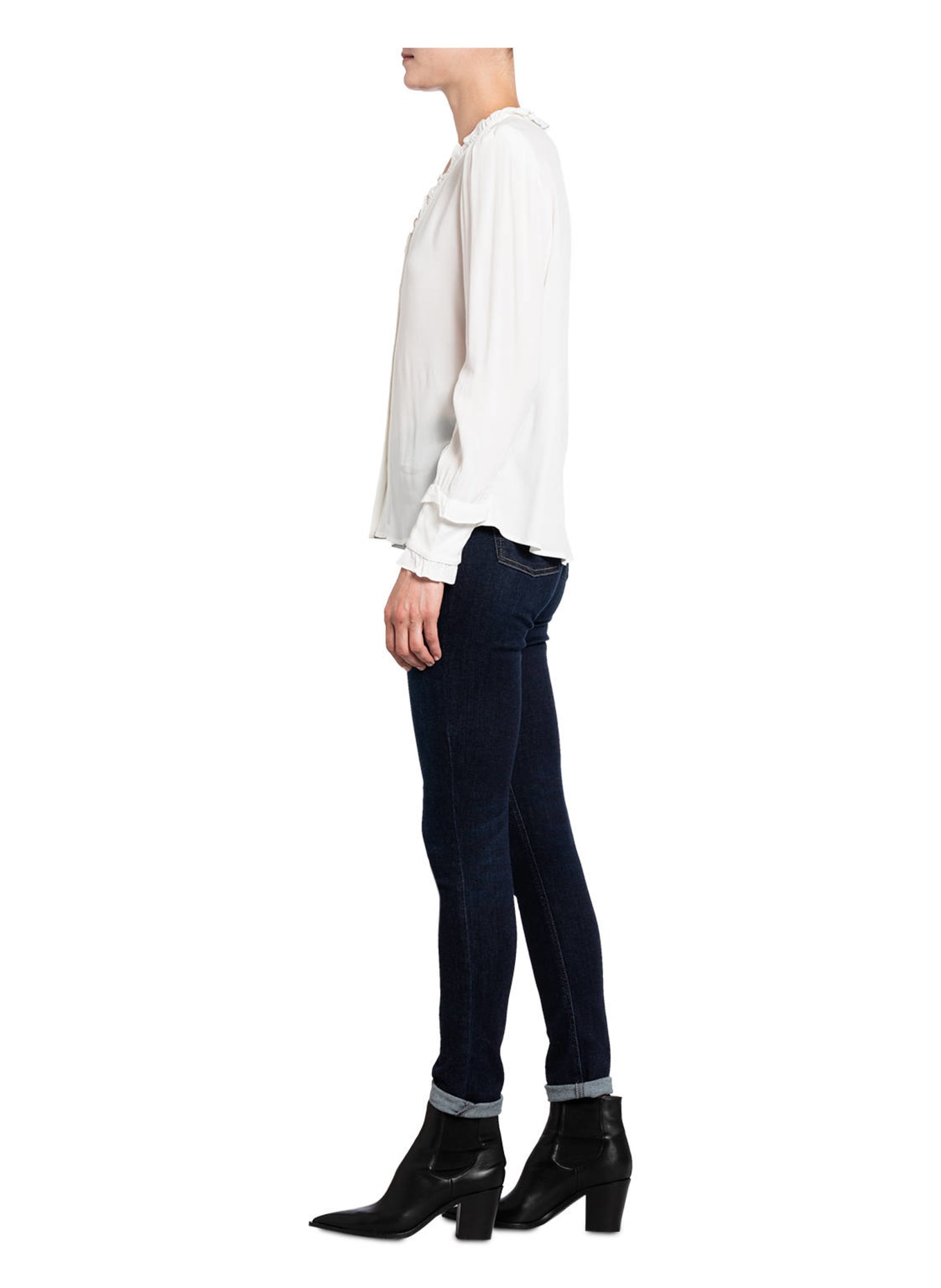 ba&sh Skinny-Jeans AIMI: DUNKELBLAU