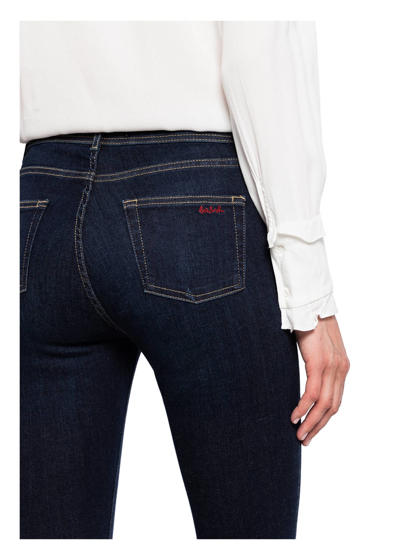 ba&sh Skinny-Jeans AIMI: DUNKELBLAU