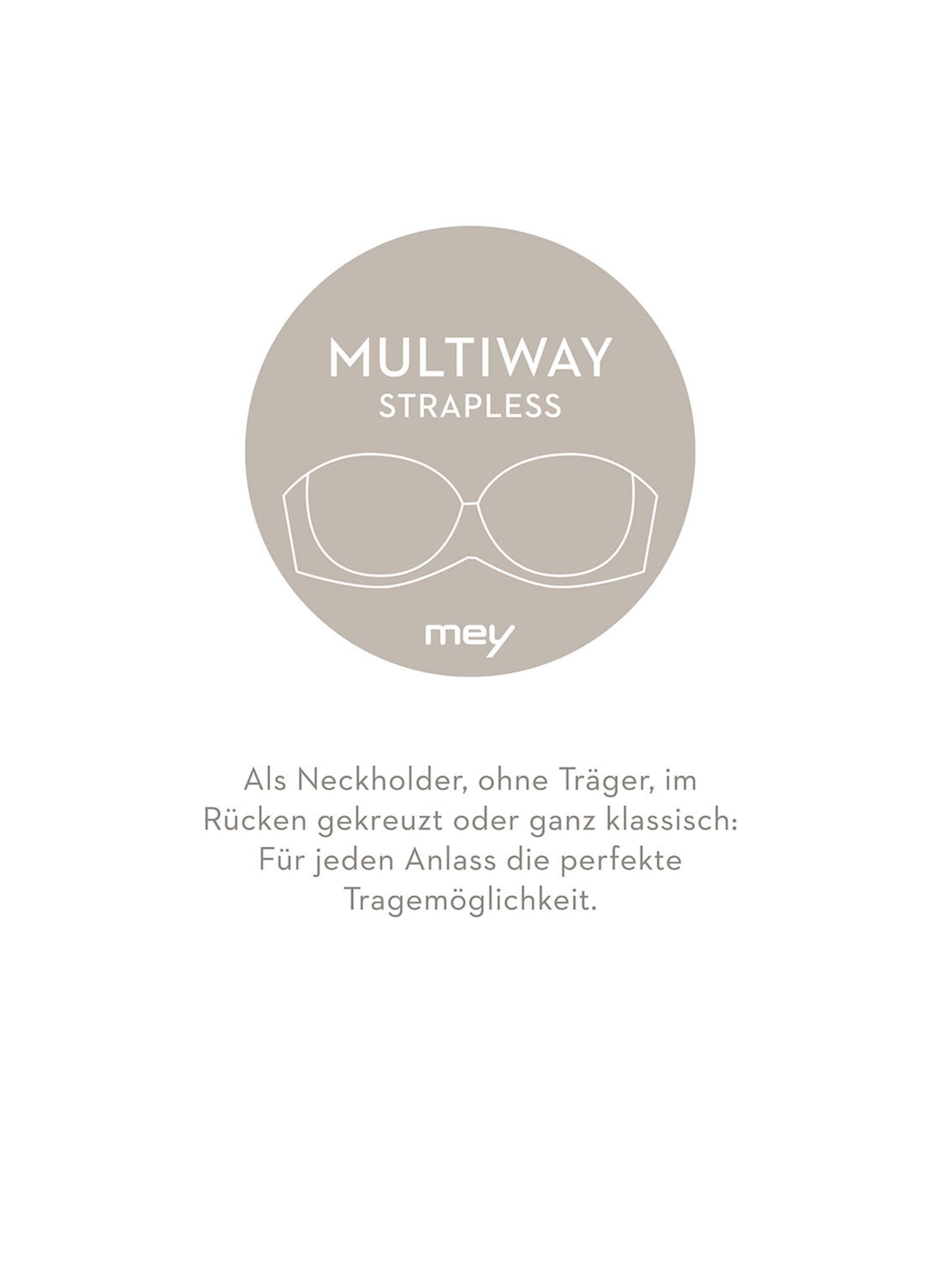 mey Multiway bra series JOAN, Color: NUDE (Image 7)
