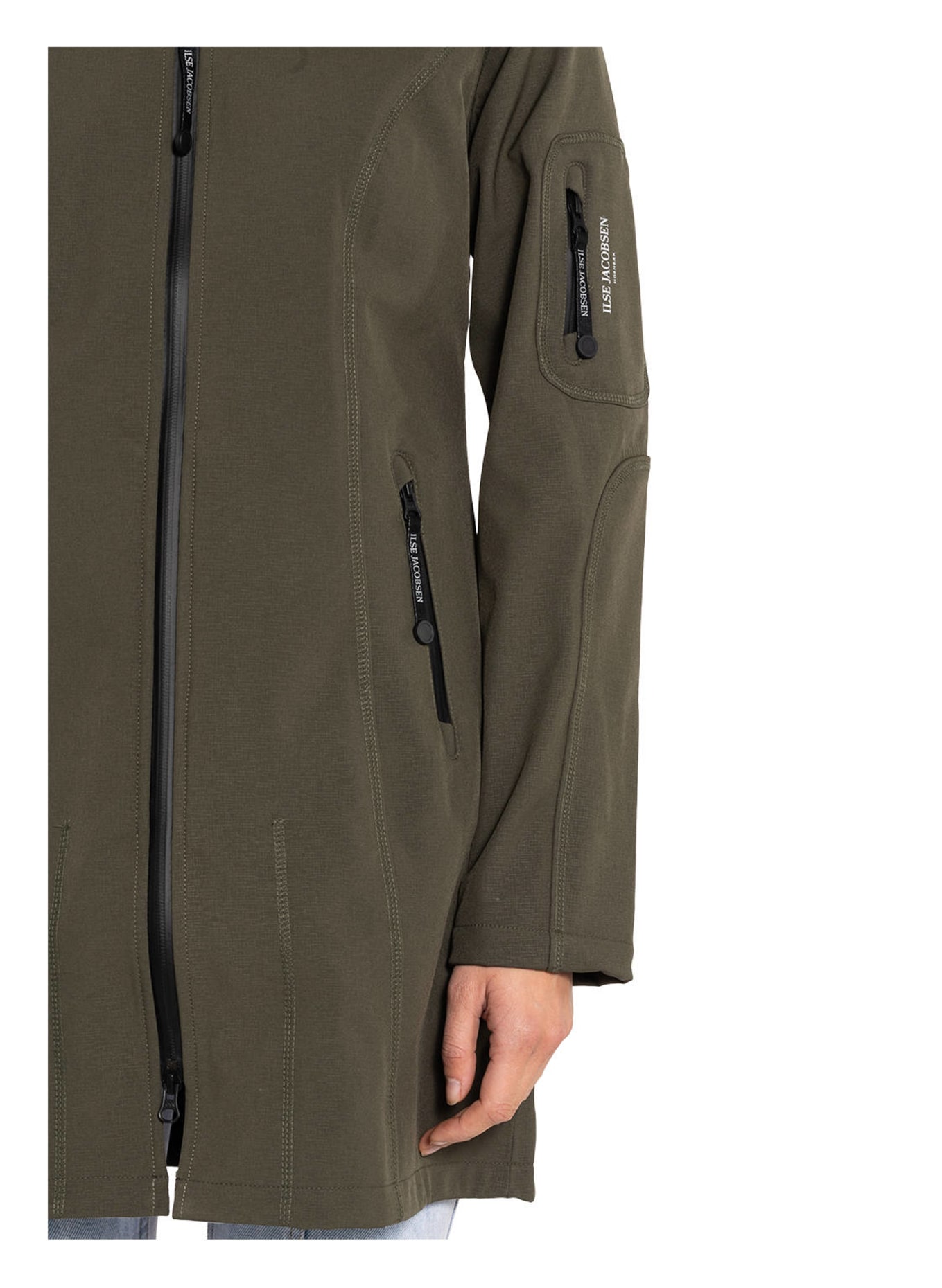 ILSE JACOBSEN Softshell coat, Color: DARK GREEN (Image 5)