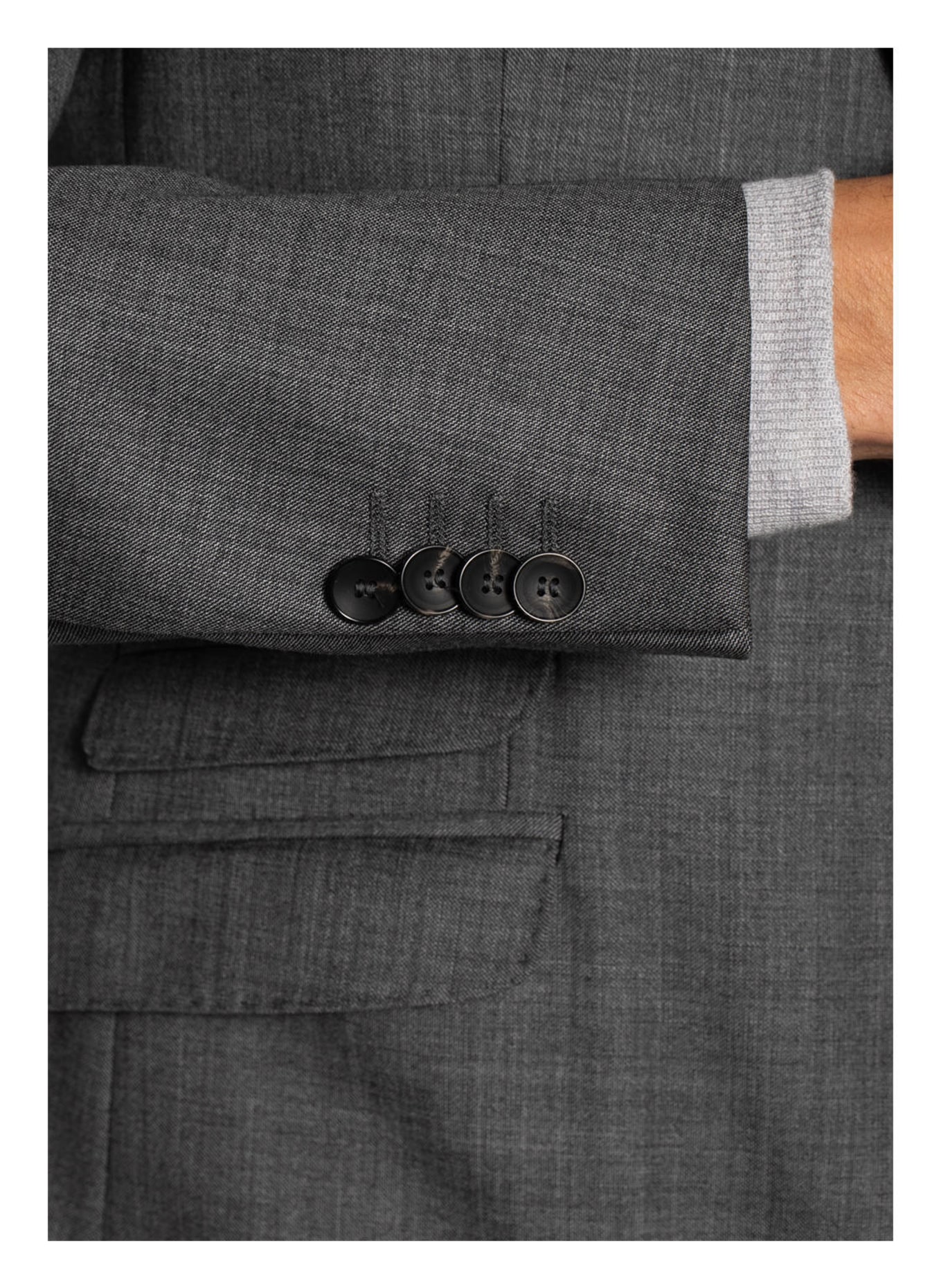 CG - CLUB of GENTS Suit jacket CAMDEN slim fit, Color: 81 grau hell (Image 5)
