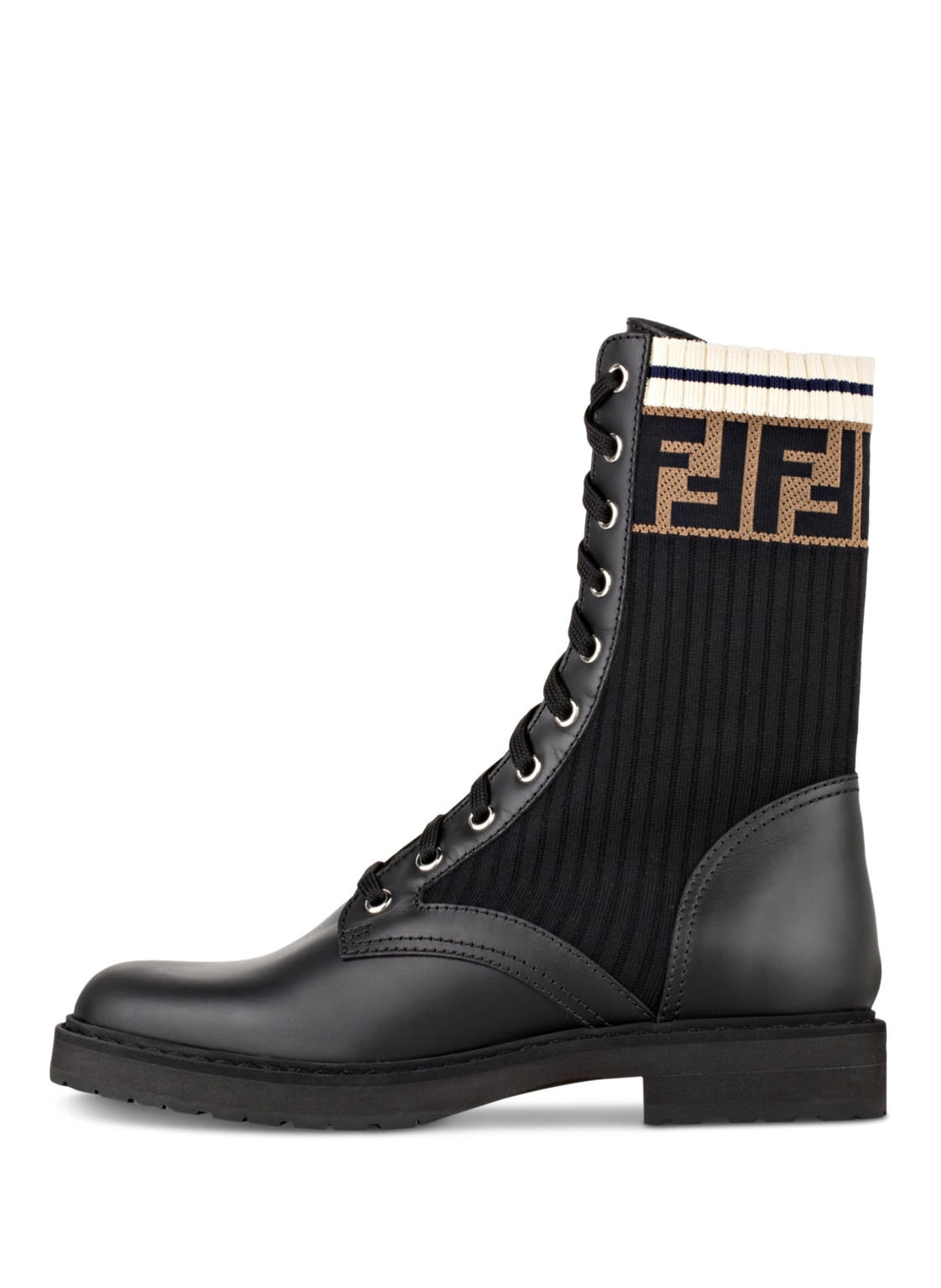 FENDI Lace-up boots ROCKOKO, Color: BLACK (Image 4)
