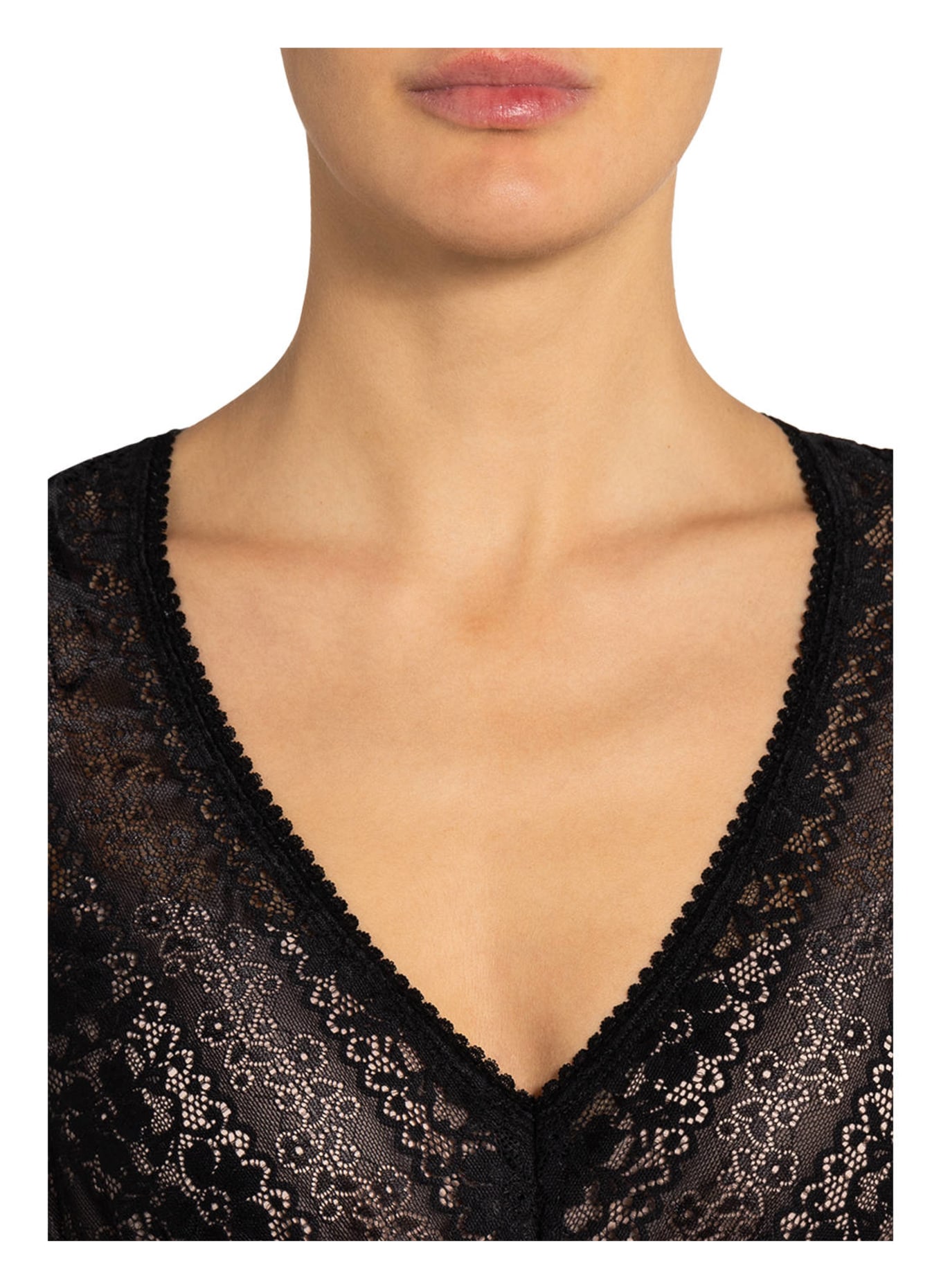 KRÜGER Dirndl blouse NANI, Color: BLACK (Image 3)