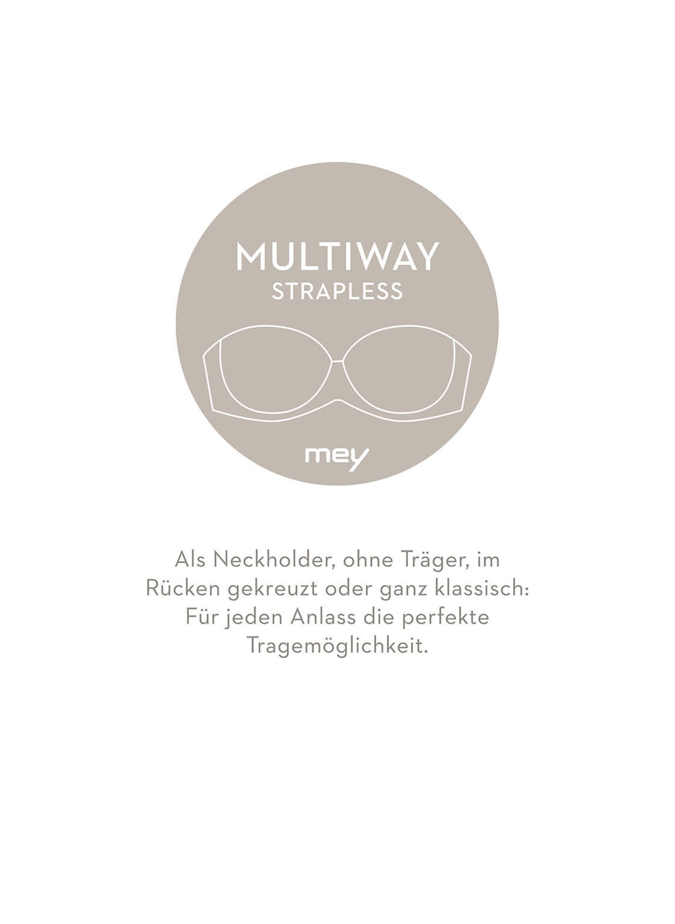 mey Multiway-BH Serie FABULOUS, Farbe: CHAMPAGNER (Bild 5)