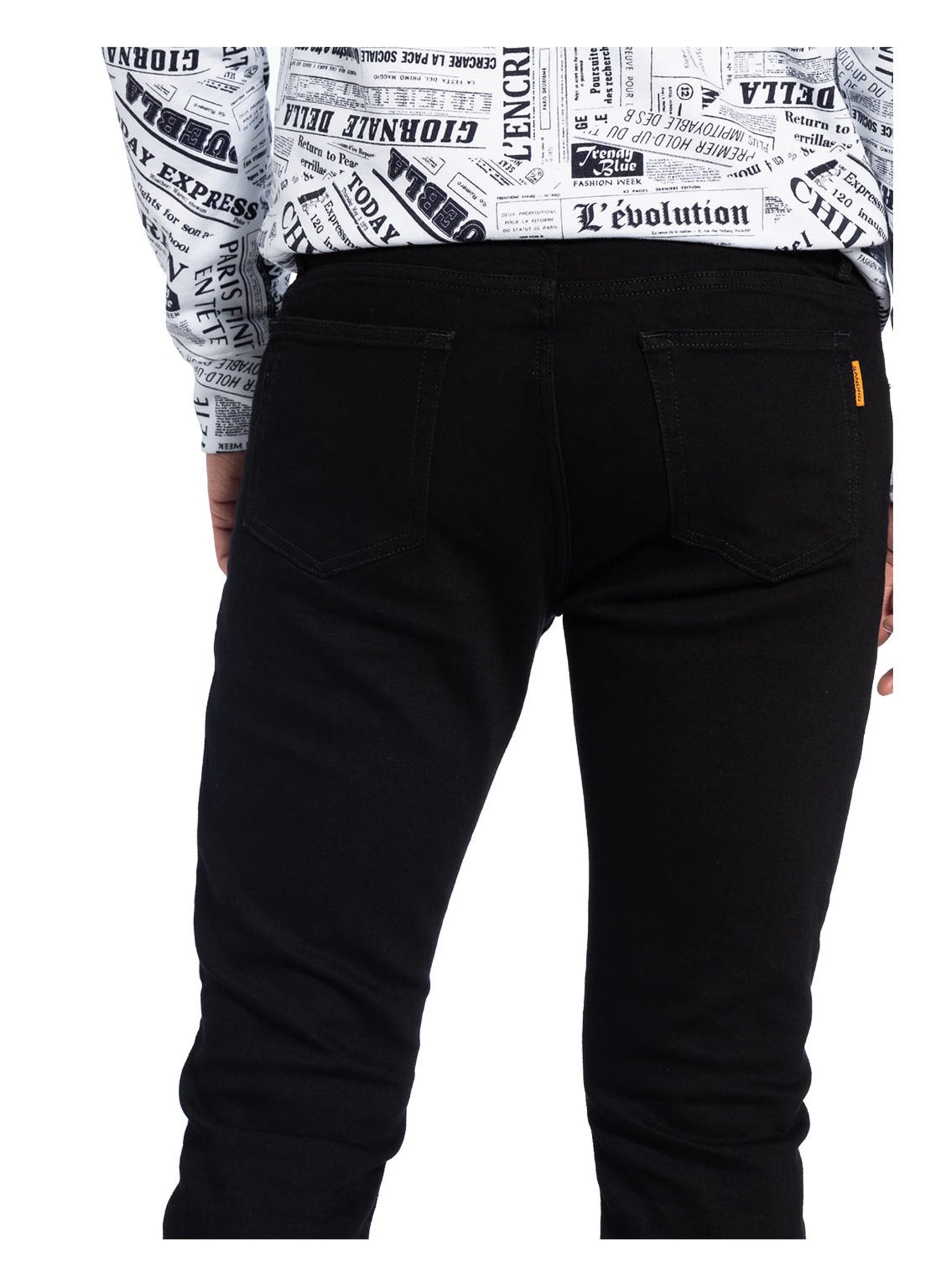 SANDRO Jeans Slim Fit, Farbe: BLAC BLACK DENIM (Bild 5)