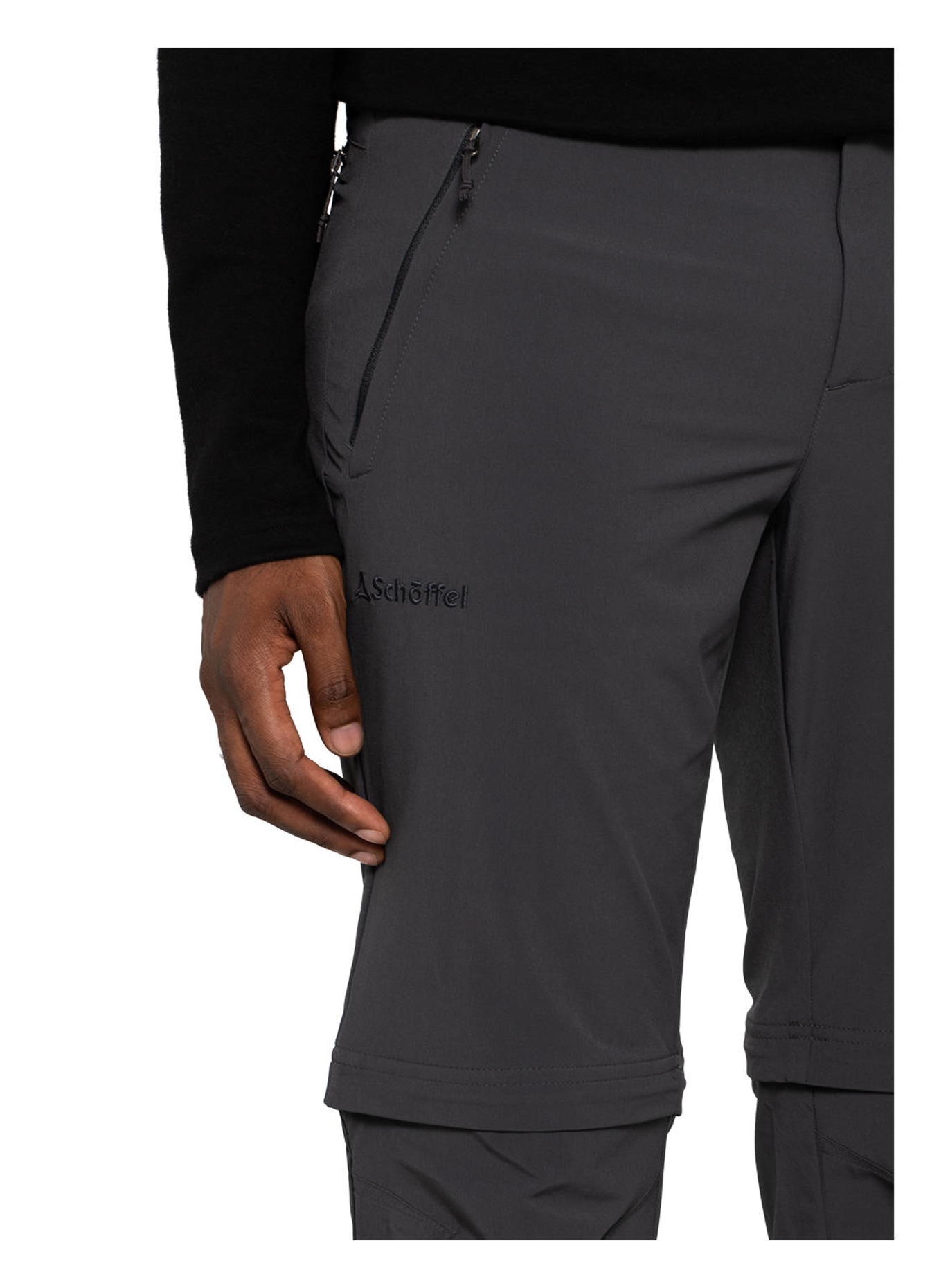 Schöffel Spodnie z odpinanymi nogawkami FOLKSTONE, Kolor: CZIEMNOSZARY (Obrazek 5)