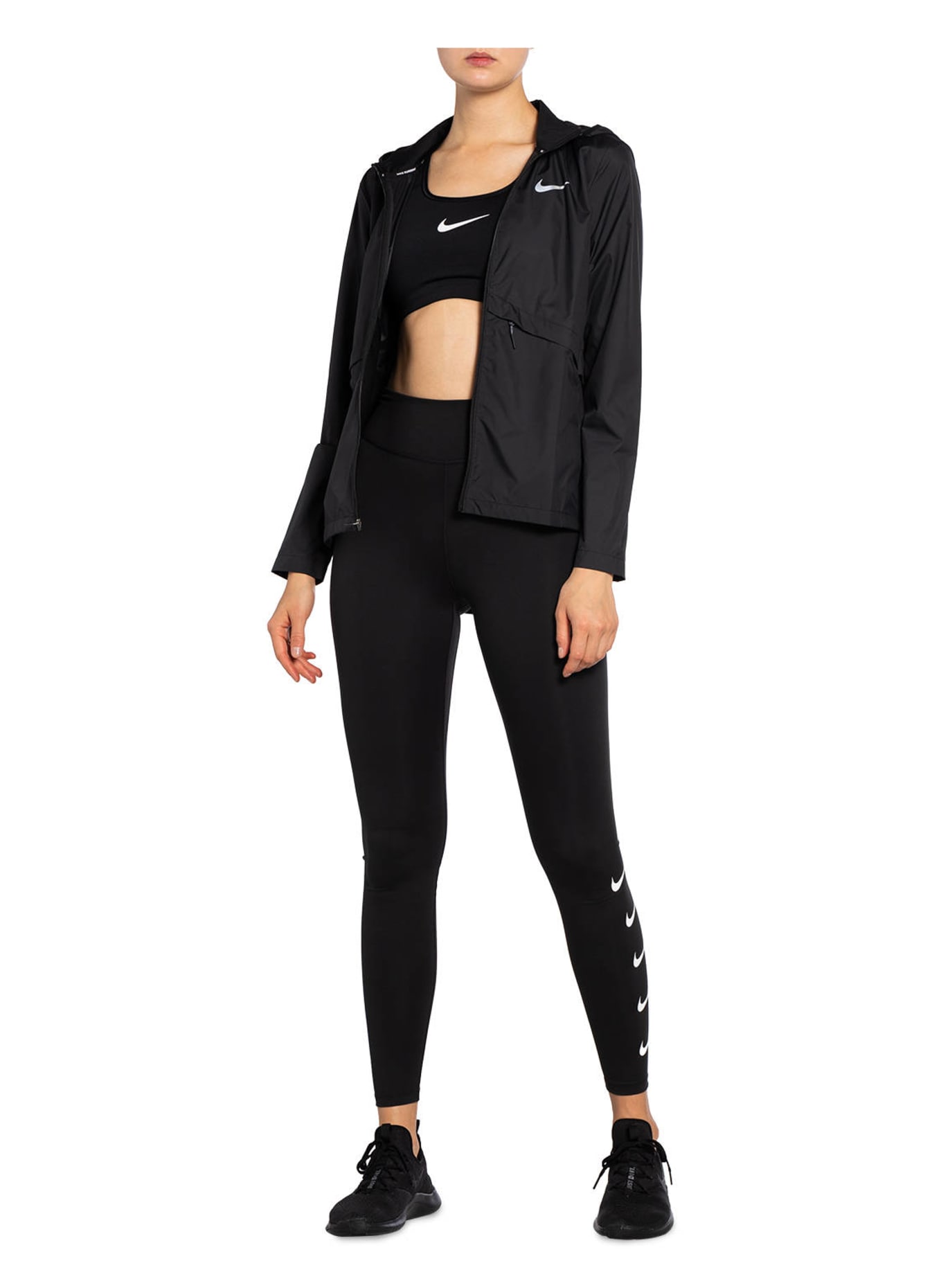 Nike Laufjacke ESSENTIAL: SCHWARZ