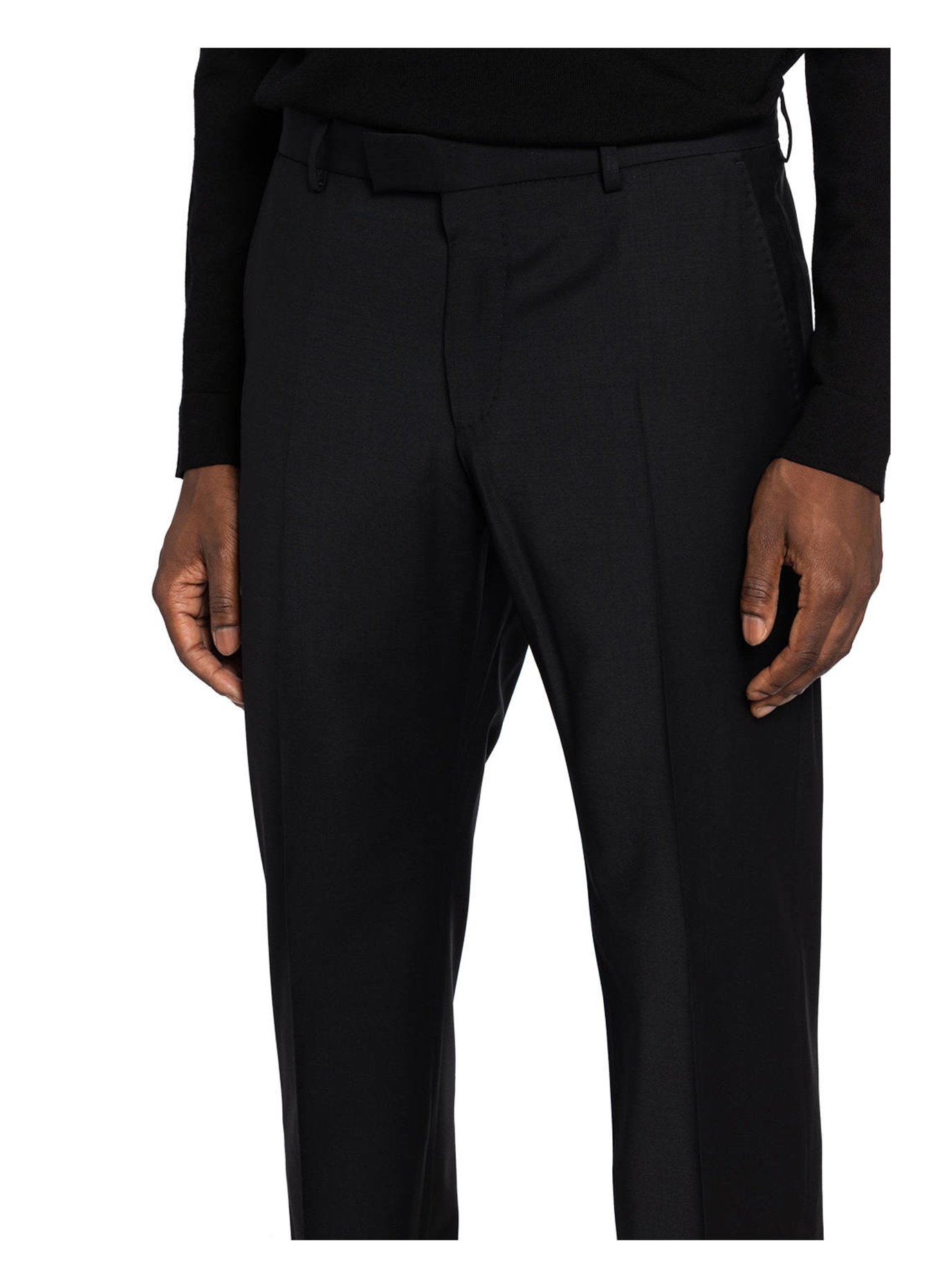 STRELLSON Spodnie garniturowe MERCER slim fit, Kolor: 001 BLACK 001 (Obrazek 6)