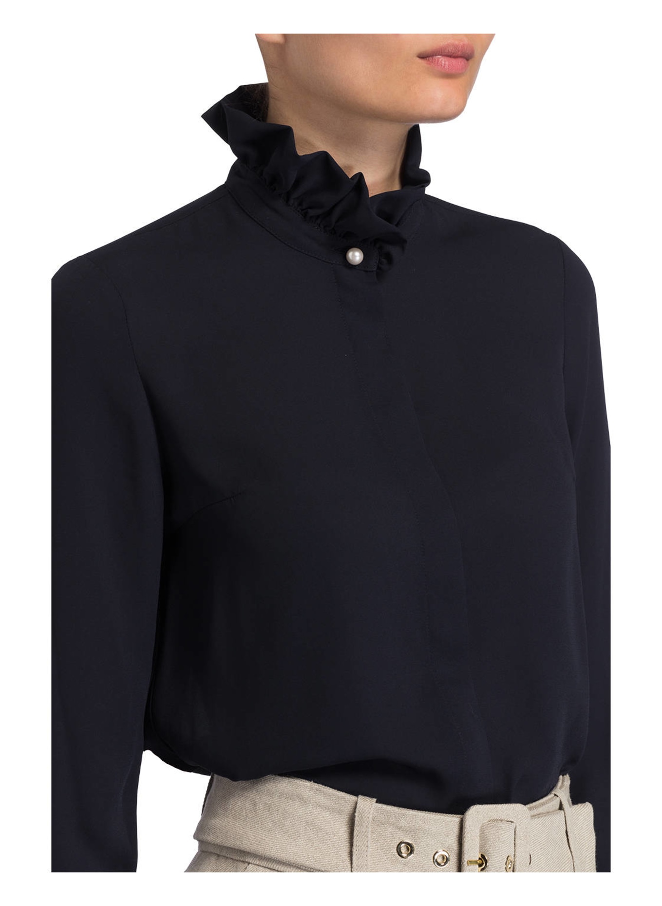 CLAUDIE PIERLOT Bluse, Farbe: DUNKELBLAU (Bild 4)