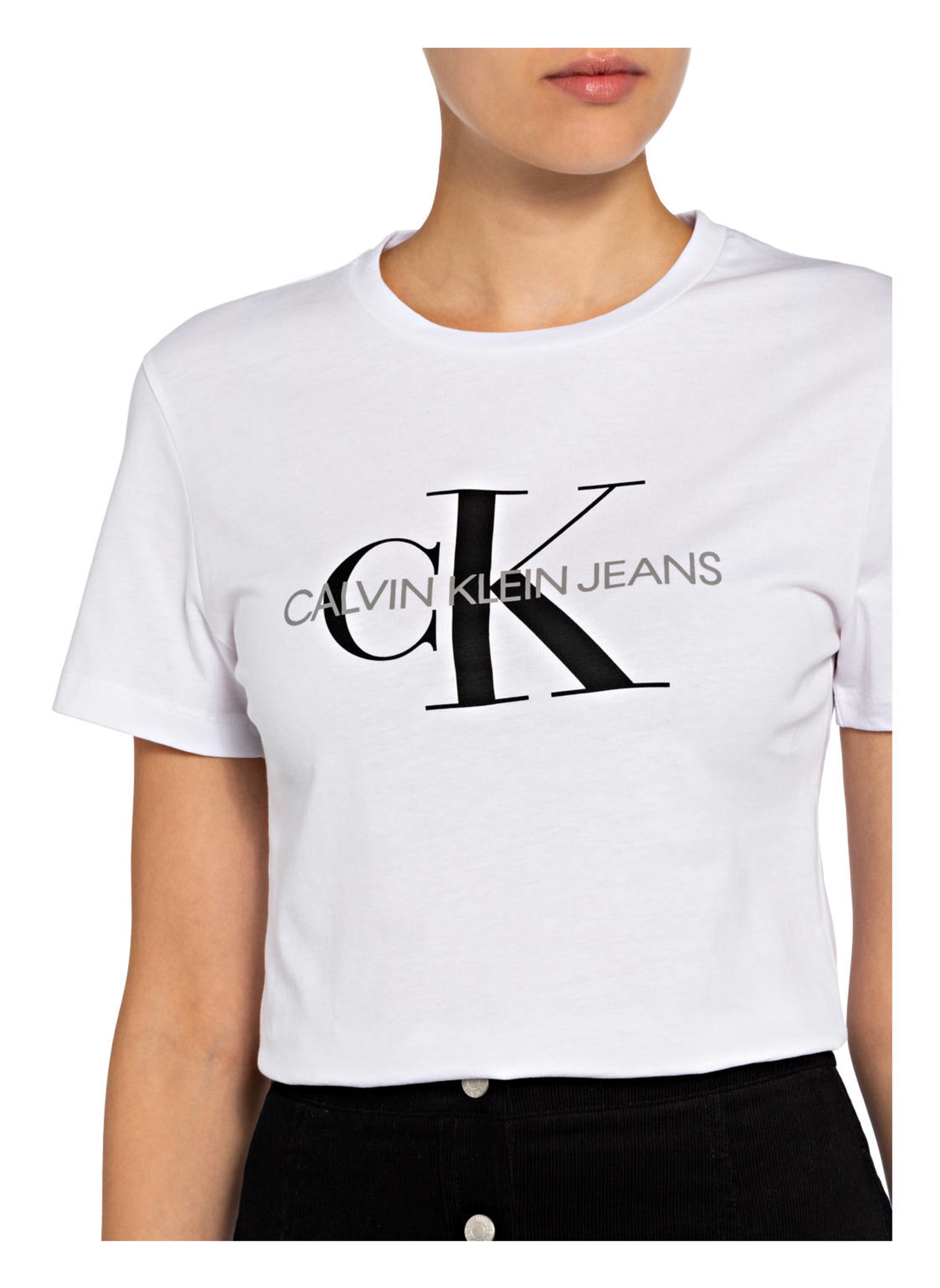 Calvin Klein Jeans Tričko , Barva: BÍLÁ (Obrázek 4)