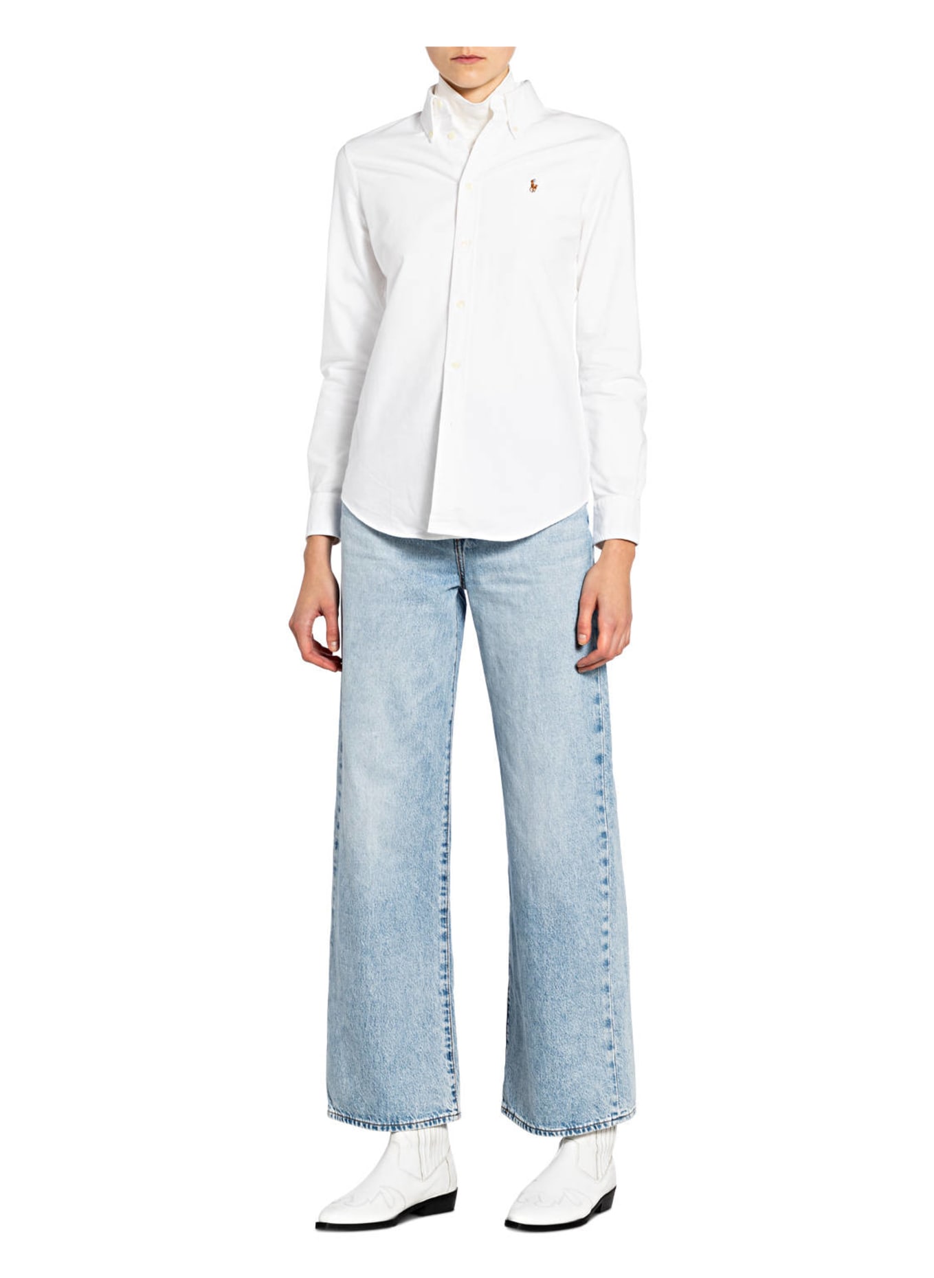 POLO RALPH LAUREN Hemdbluse: WEISS