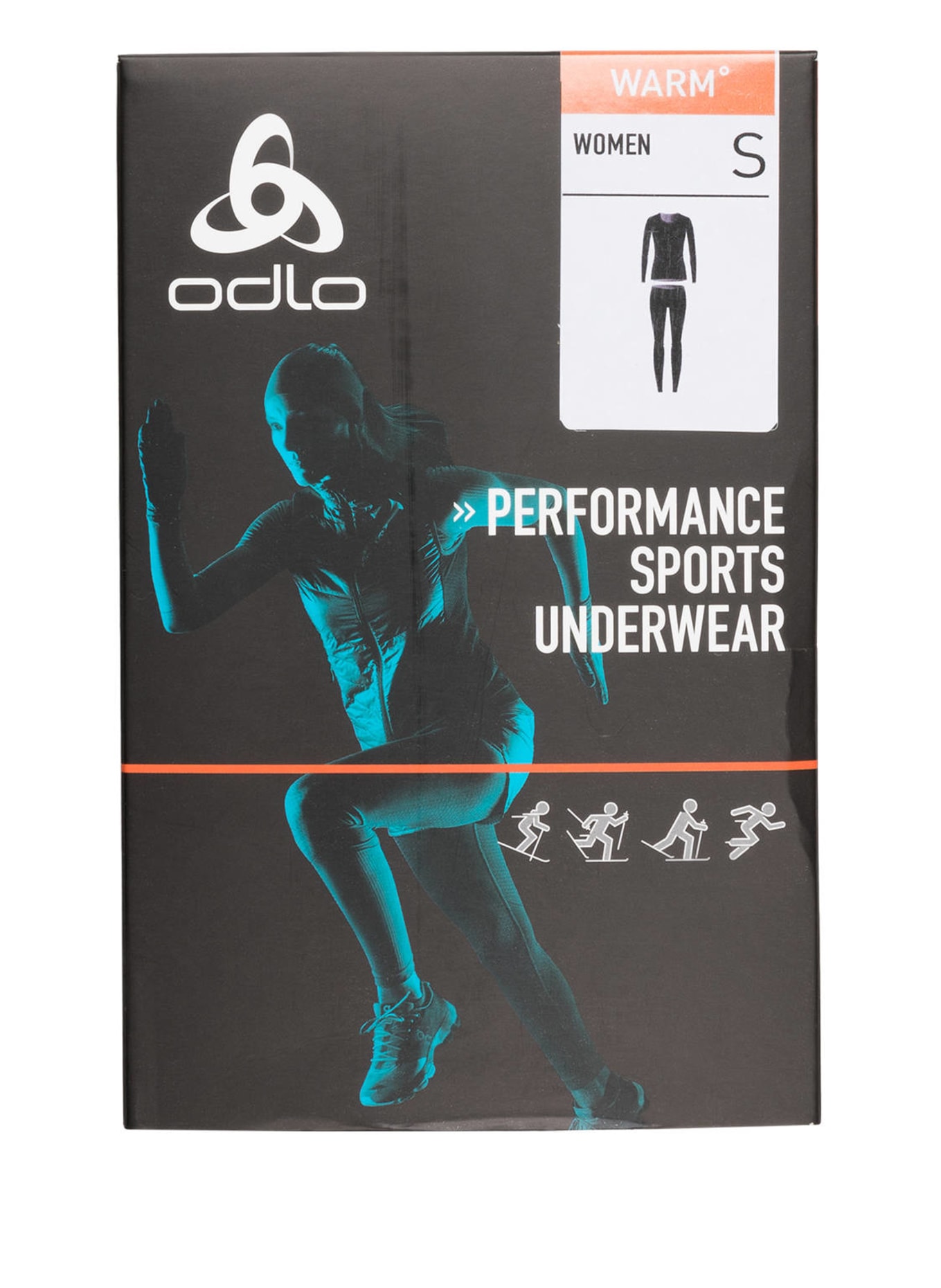 odlo Functional underwear set PERFORMANCE EVOLUTION WARM, Color: BLACK/ GRAPHITE (Image 5)