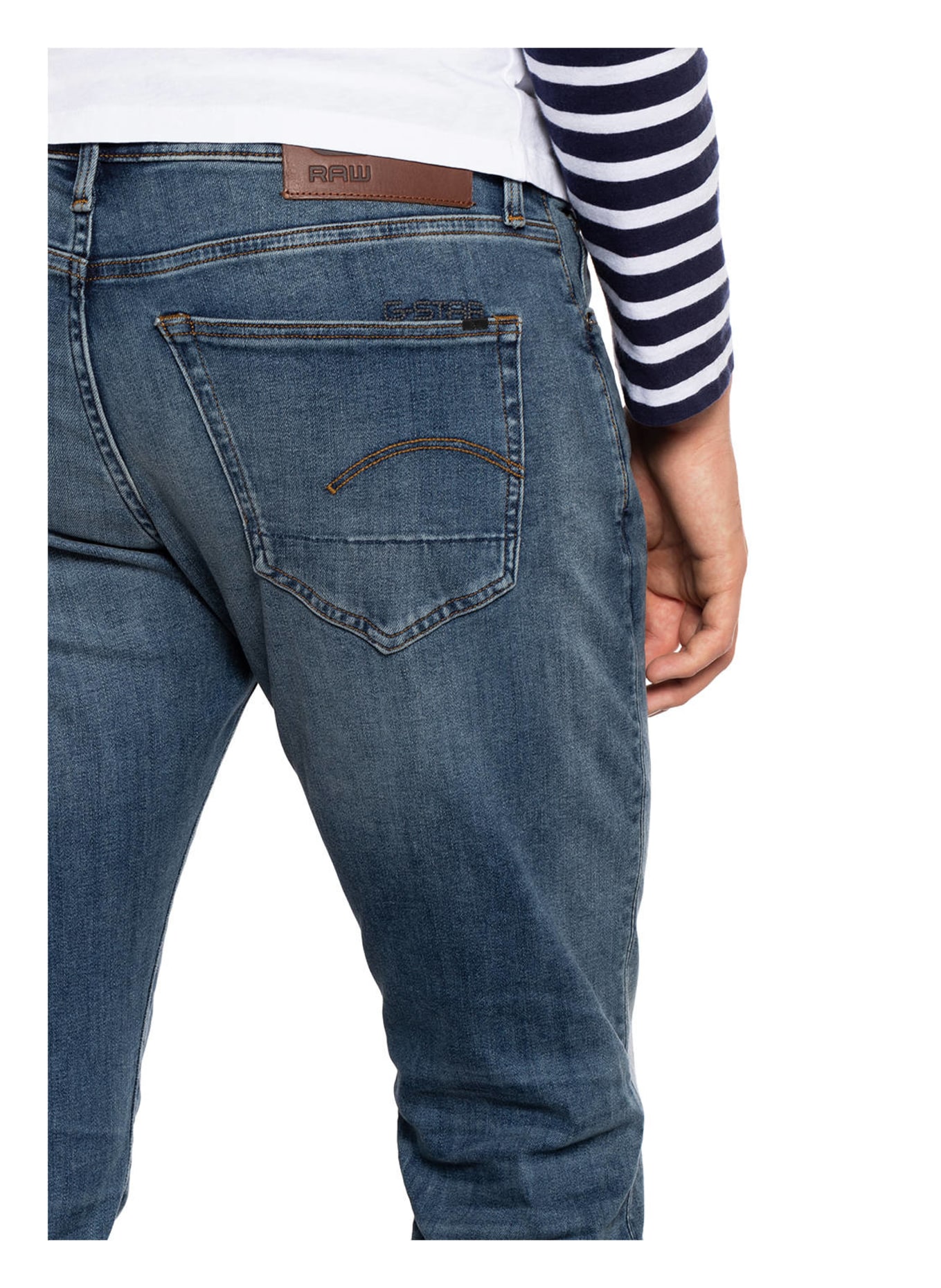 G-Star RAW Jeans Slim Fit, Farbe: 2965 VINTAGE MEDIUM AGED BLUE (Bild 5)