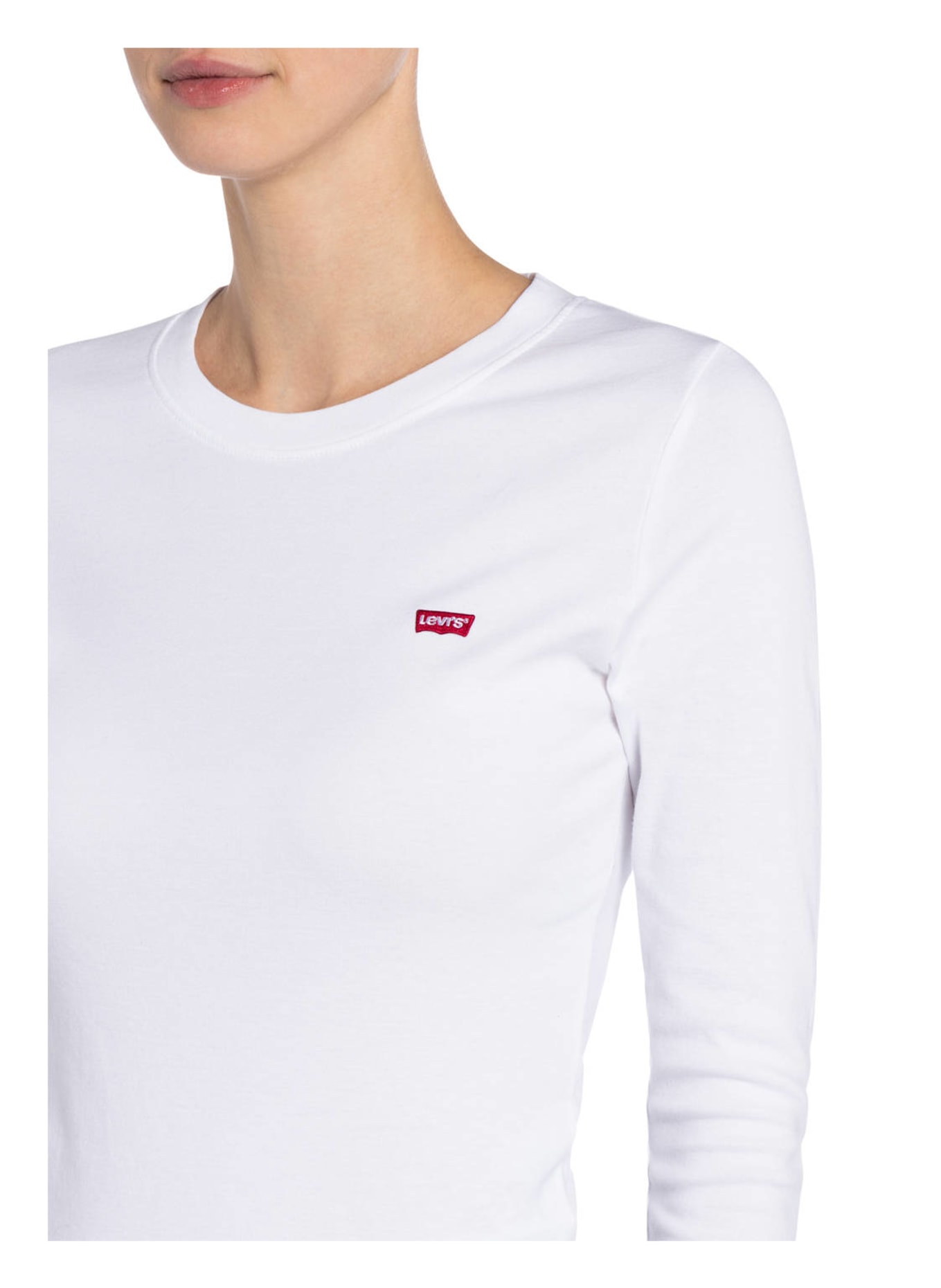 Levi's® Long sleeve shirt, Color: WHITE (Image 4)