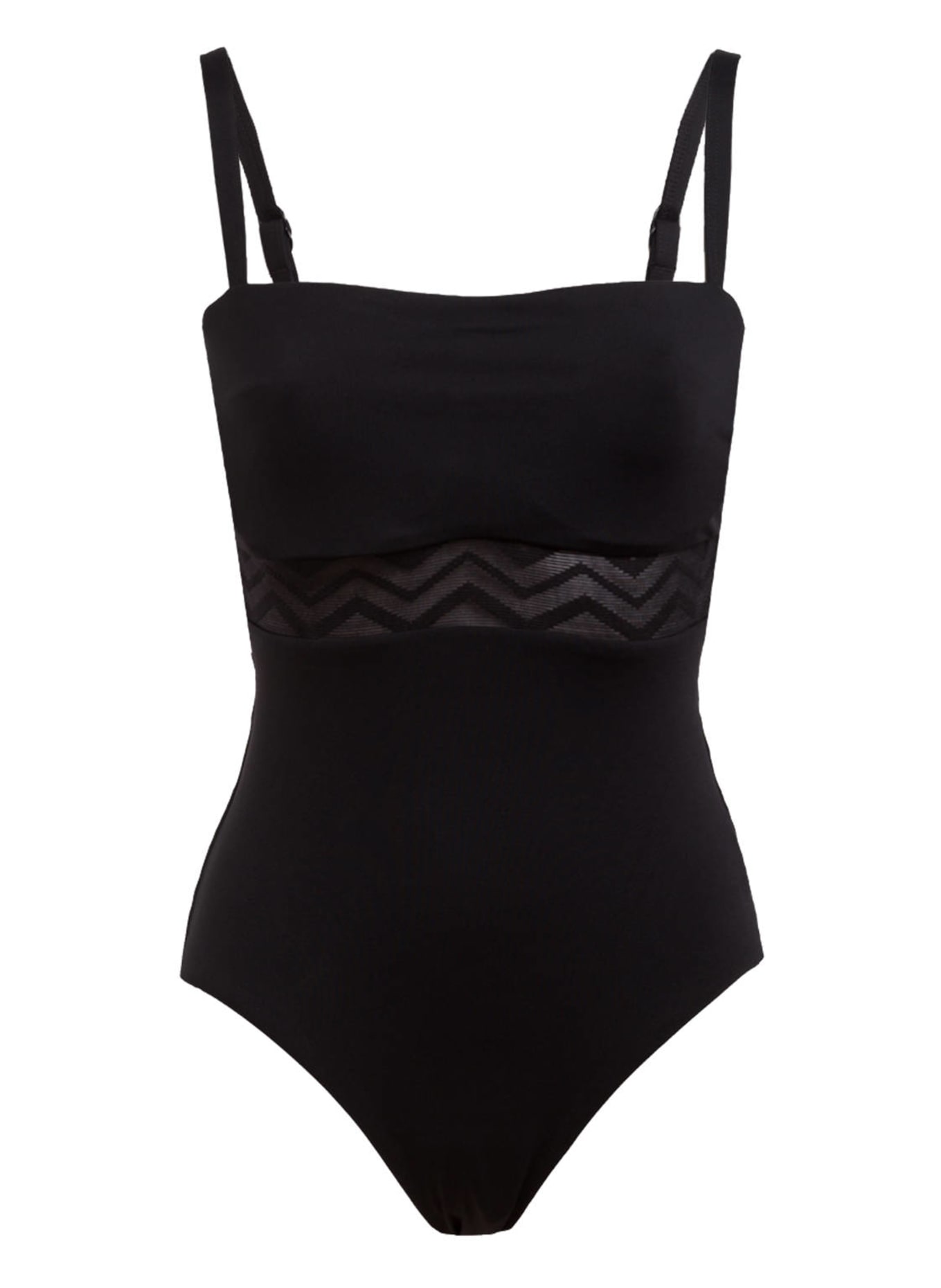 SEAFOLLY Badeanzug ACTIVE: SCHWARZ