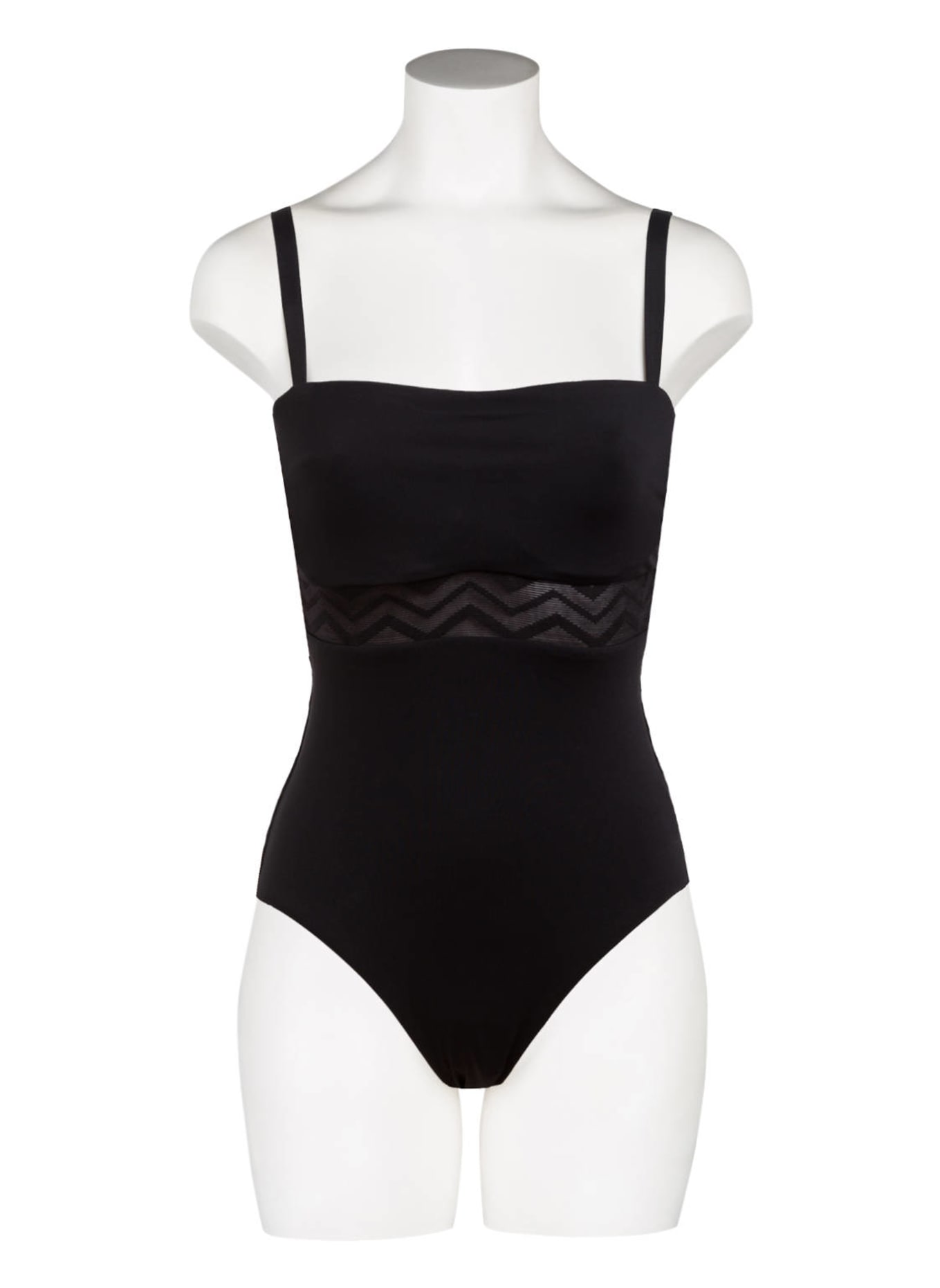 SEAFOLLY Badeanzug ACTIVE: SCHWARZ