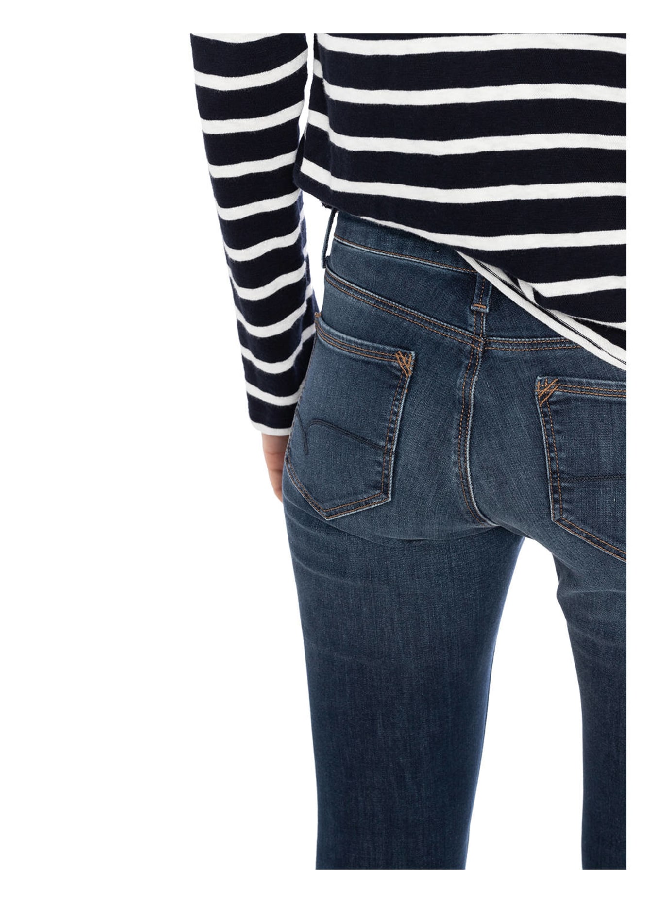 mavi Skinny Jeans ADRIANA, Farbe: 21157 dark indigo str (Bild 5)