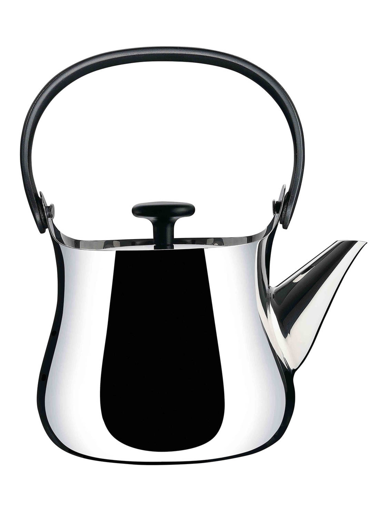 ALESSI Teapot CHA, Color: SILVER/ BLACK (Image 1)