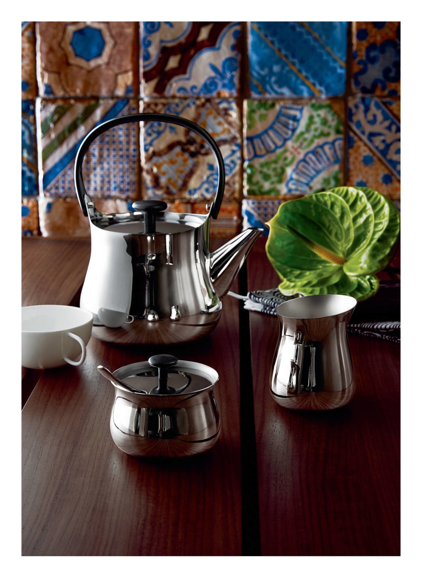 ALESSI Teapot CHA, Color: SILVER/ BLACK (Image 4)