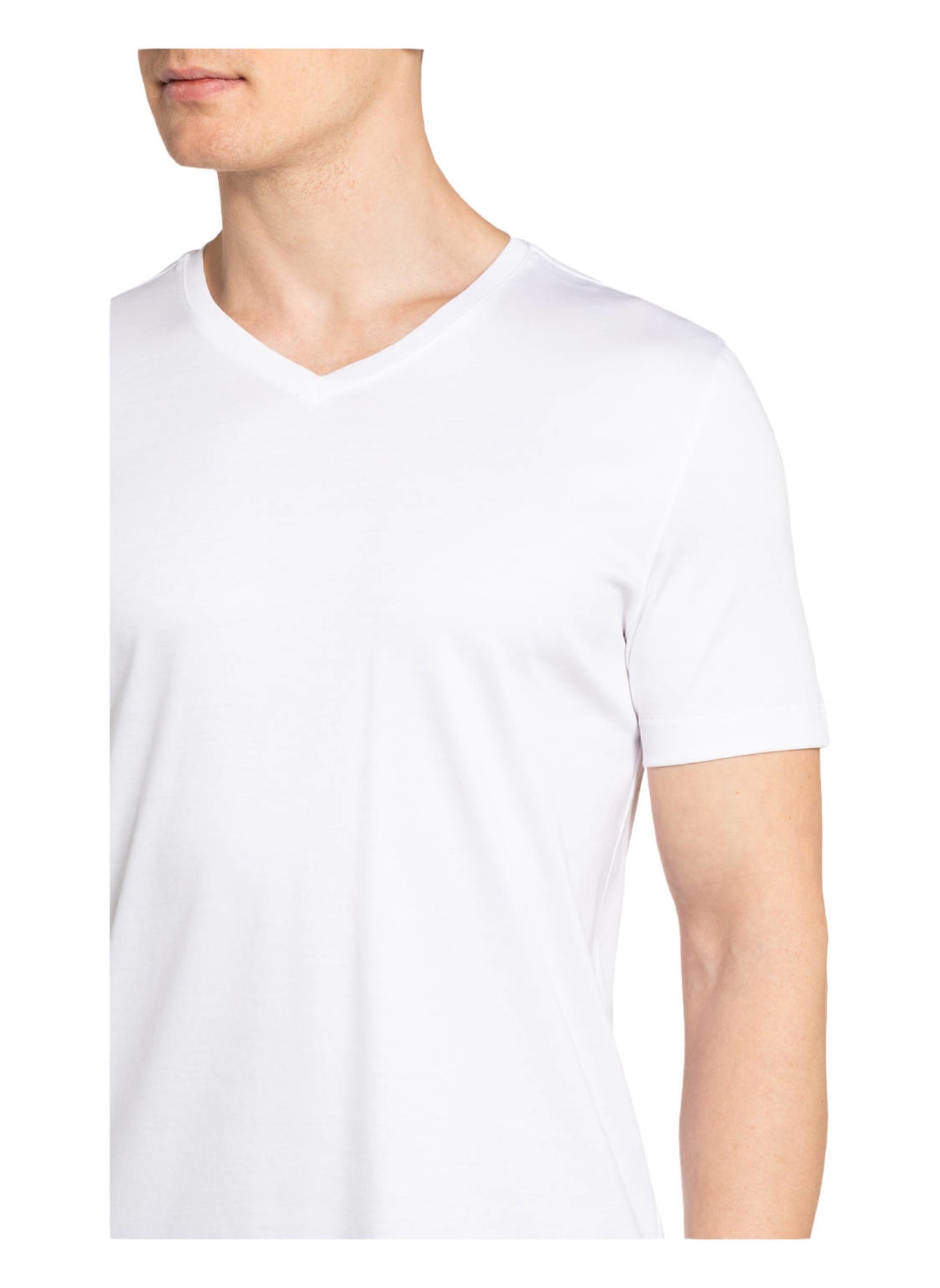 van Laack T-Shirt PIUS, Farbe: WEISS (Bild 4)