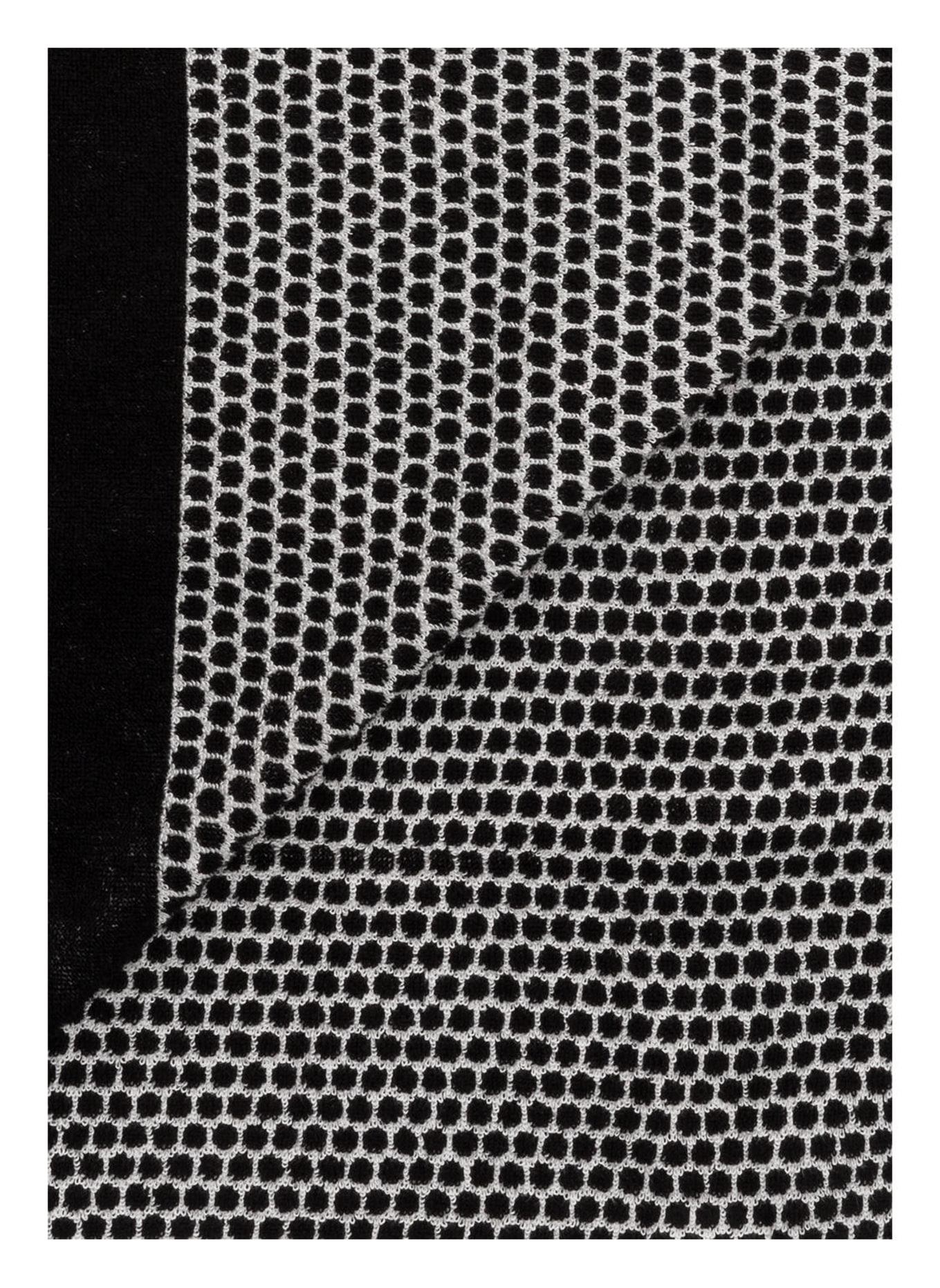 METTE DITMER Bath towel GRID, Color: BLACK/ WHITE (Image 3)