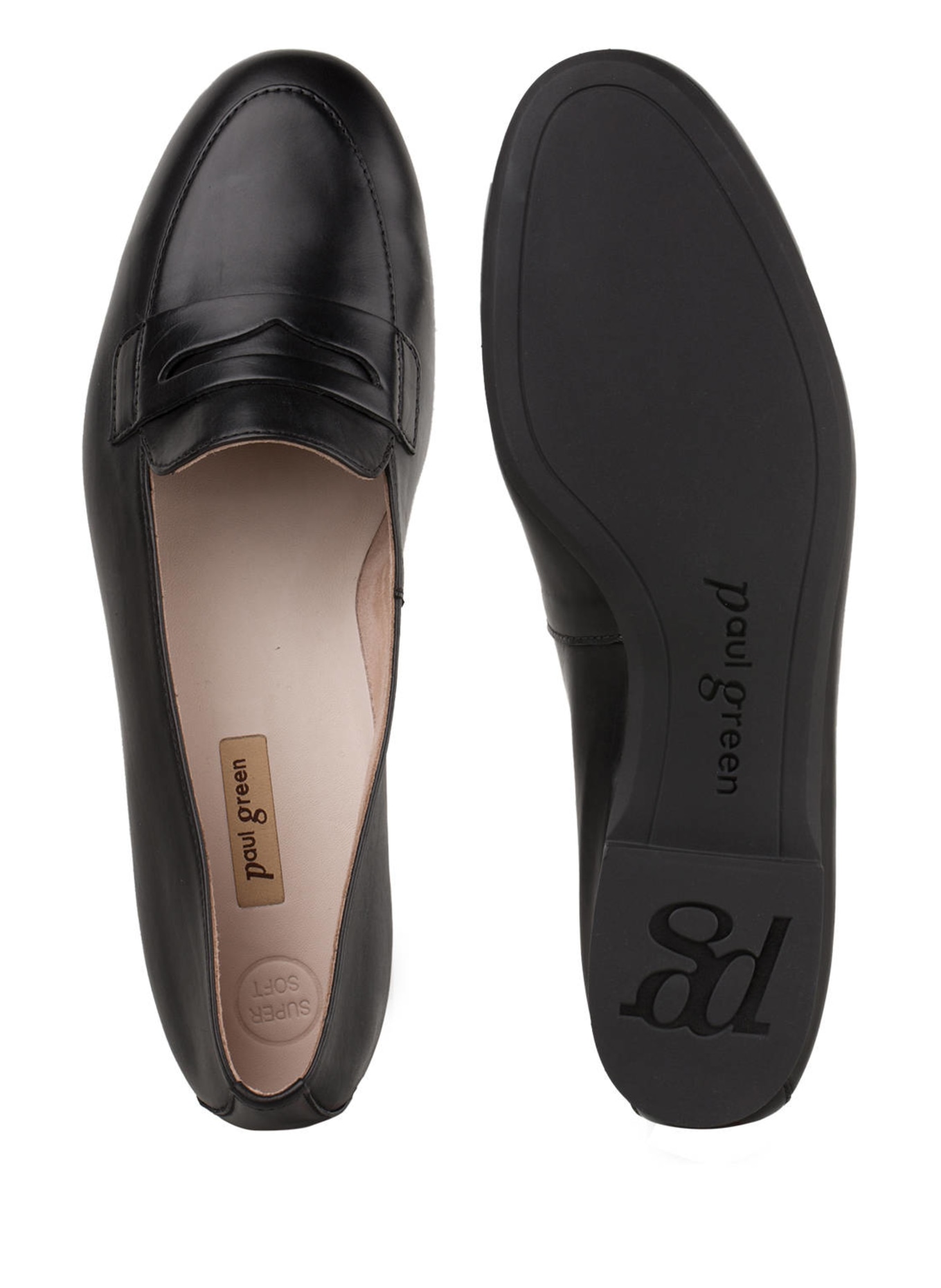 paul green Penny loafers, Color: BLACK (Image 5)
