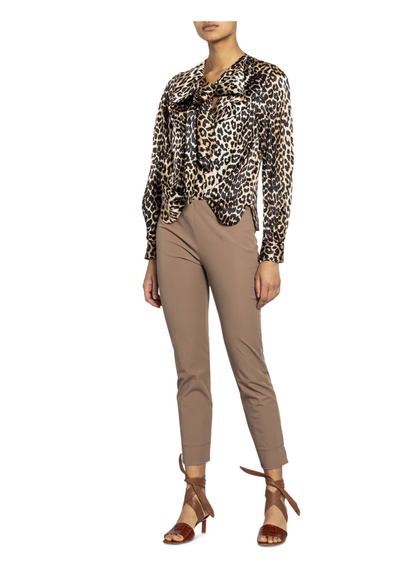 SEDUCTIVE 7/8 trousers SABRINA, Color: CAMEL (Image 2)